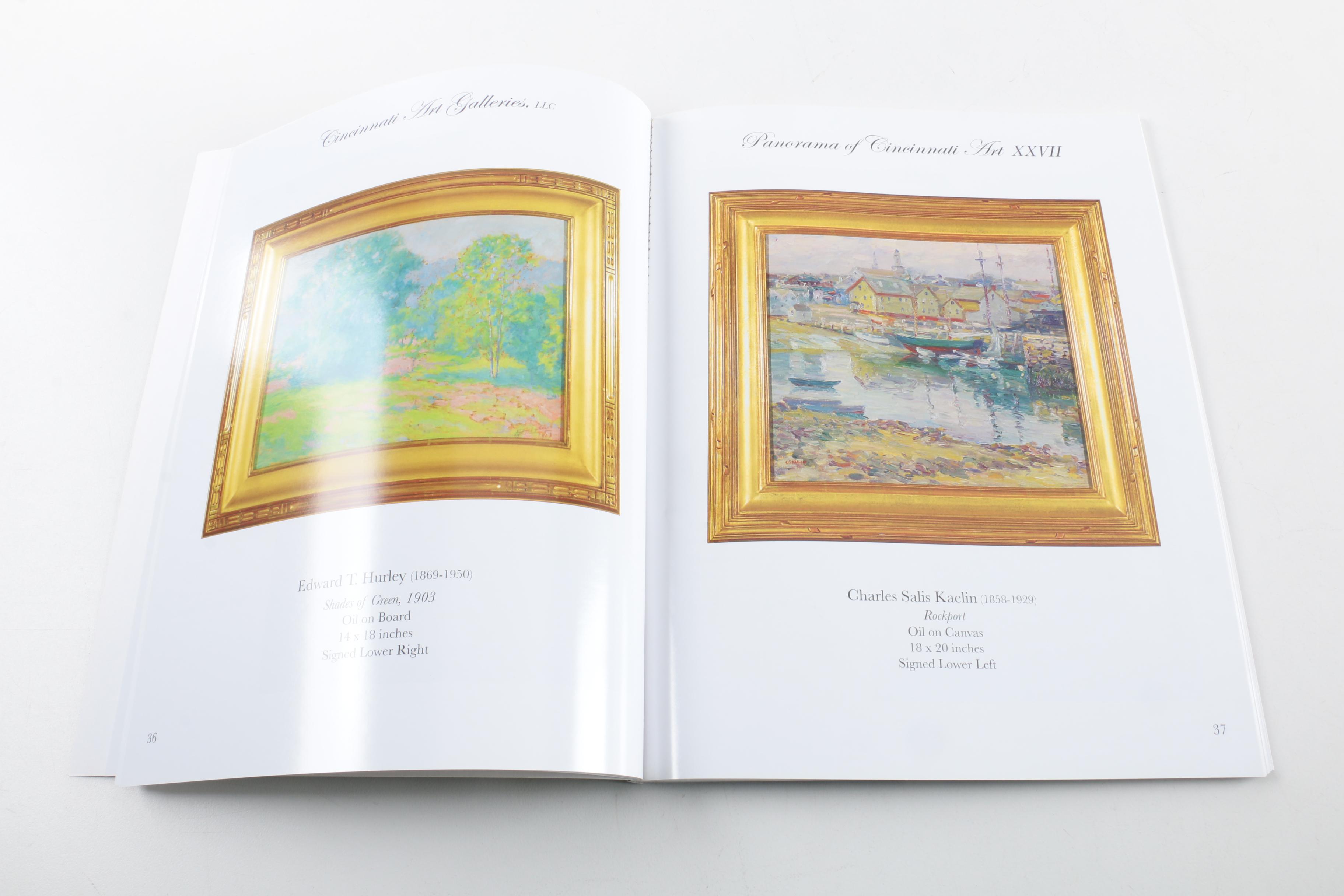 Cincinnati Art Galleries Catalogs Including "Rookwood Pottery Potpourri"