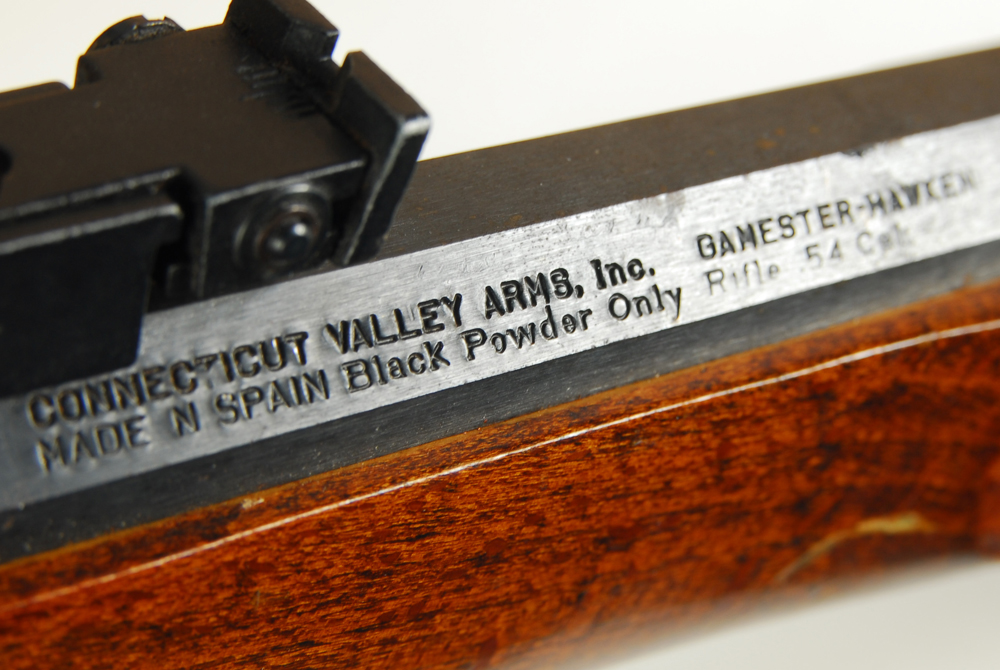 Vintage Gamester-Hawken Black Powder Rifle by Connecticut Valley Arms
