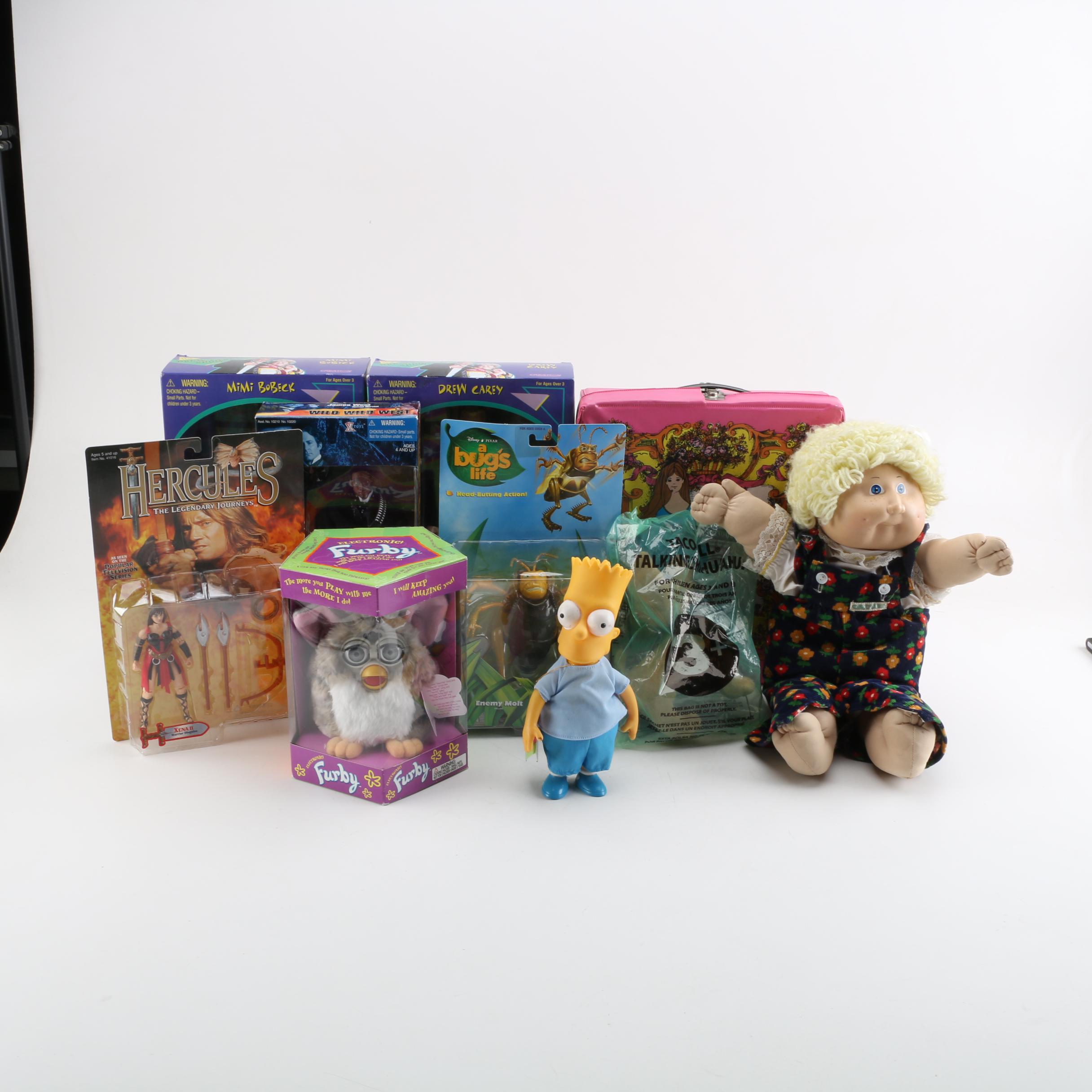 Vintage Coleco "Cabbage Patch Kid" and TV Action Figures