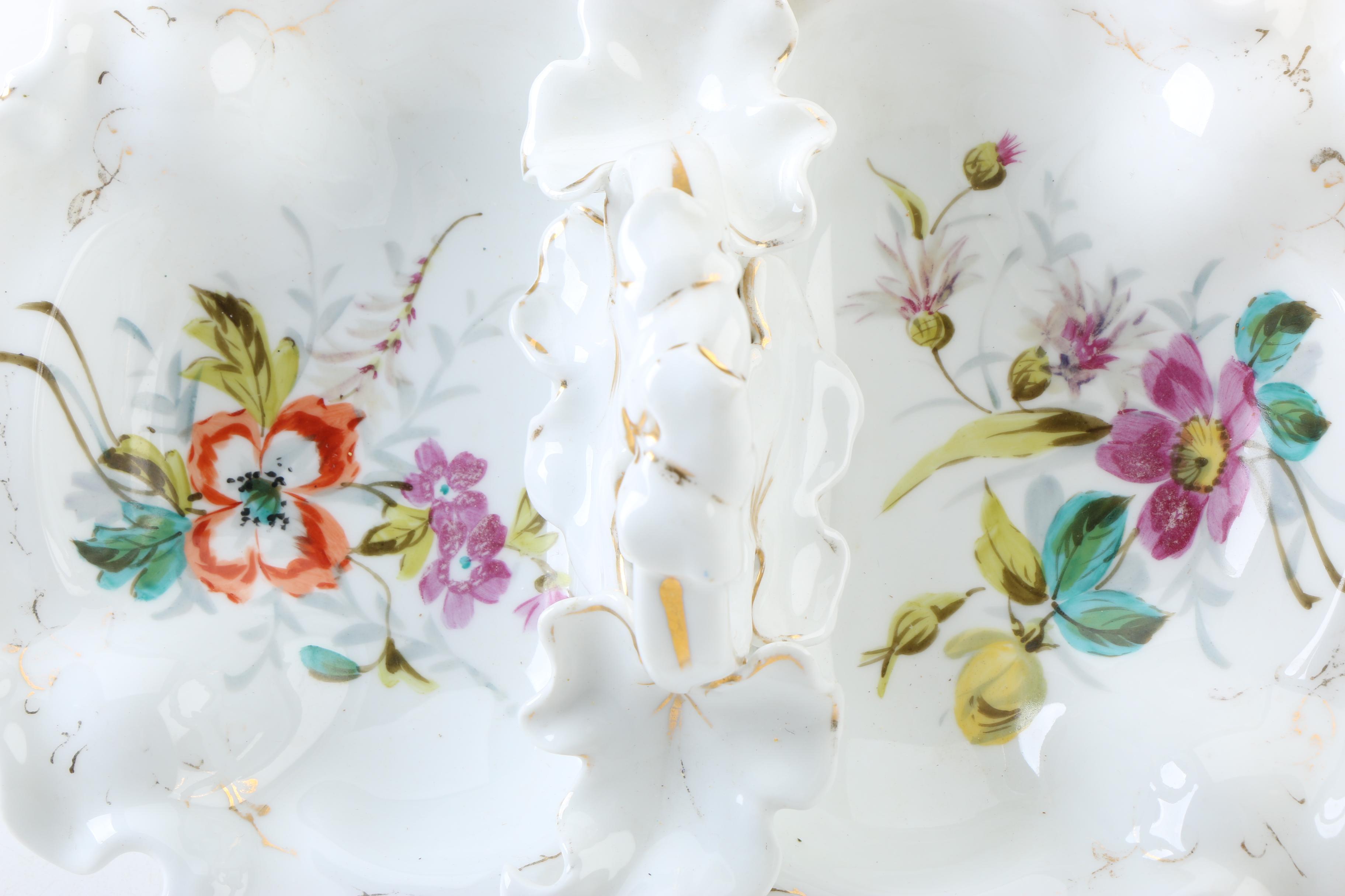 Antique Hand-painted Porcelain Serveware Including Carl Tielsch