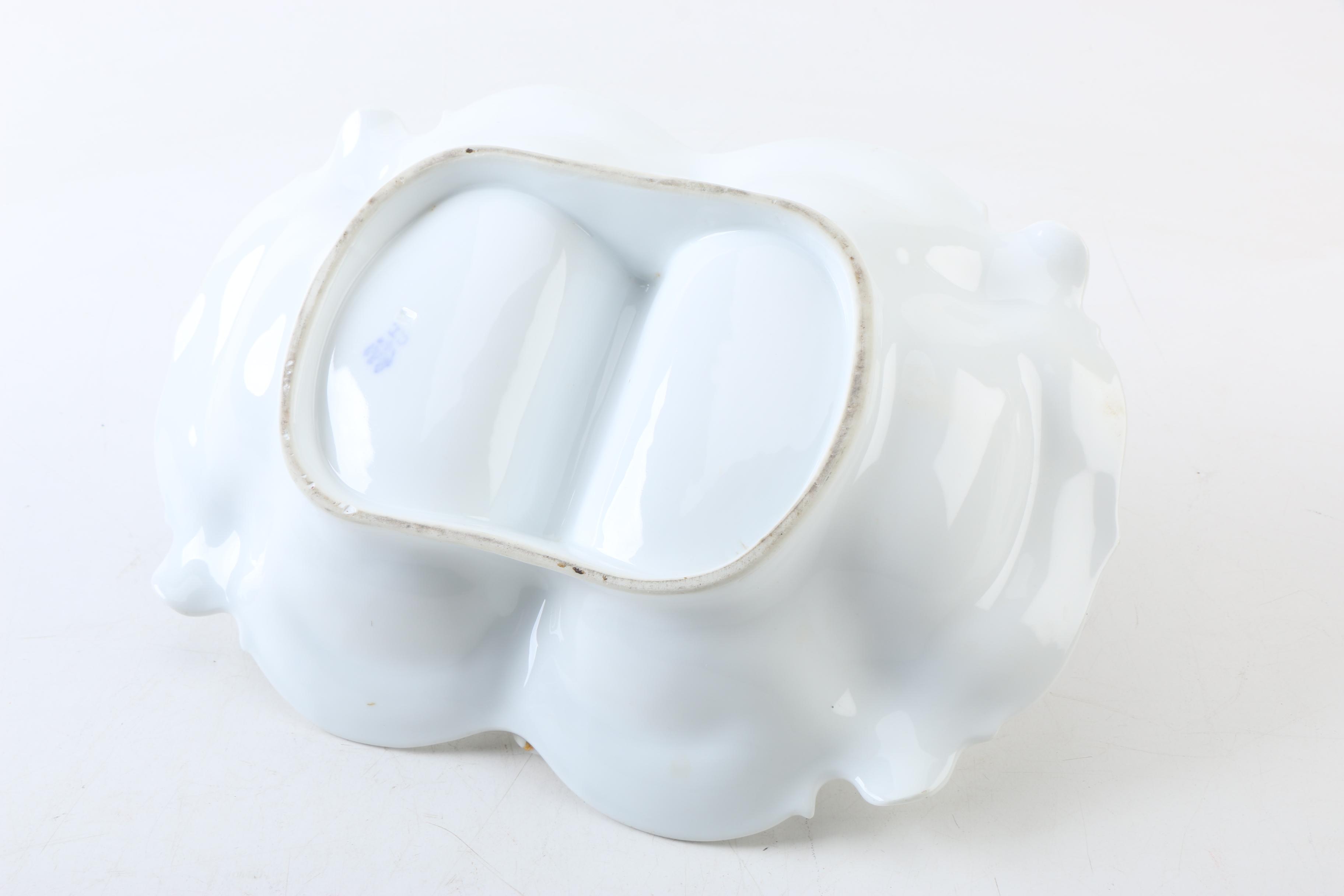 Antique Hand-painted Porcelain Serveware Including Carl Tielsch