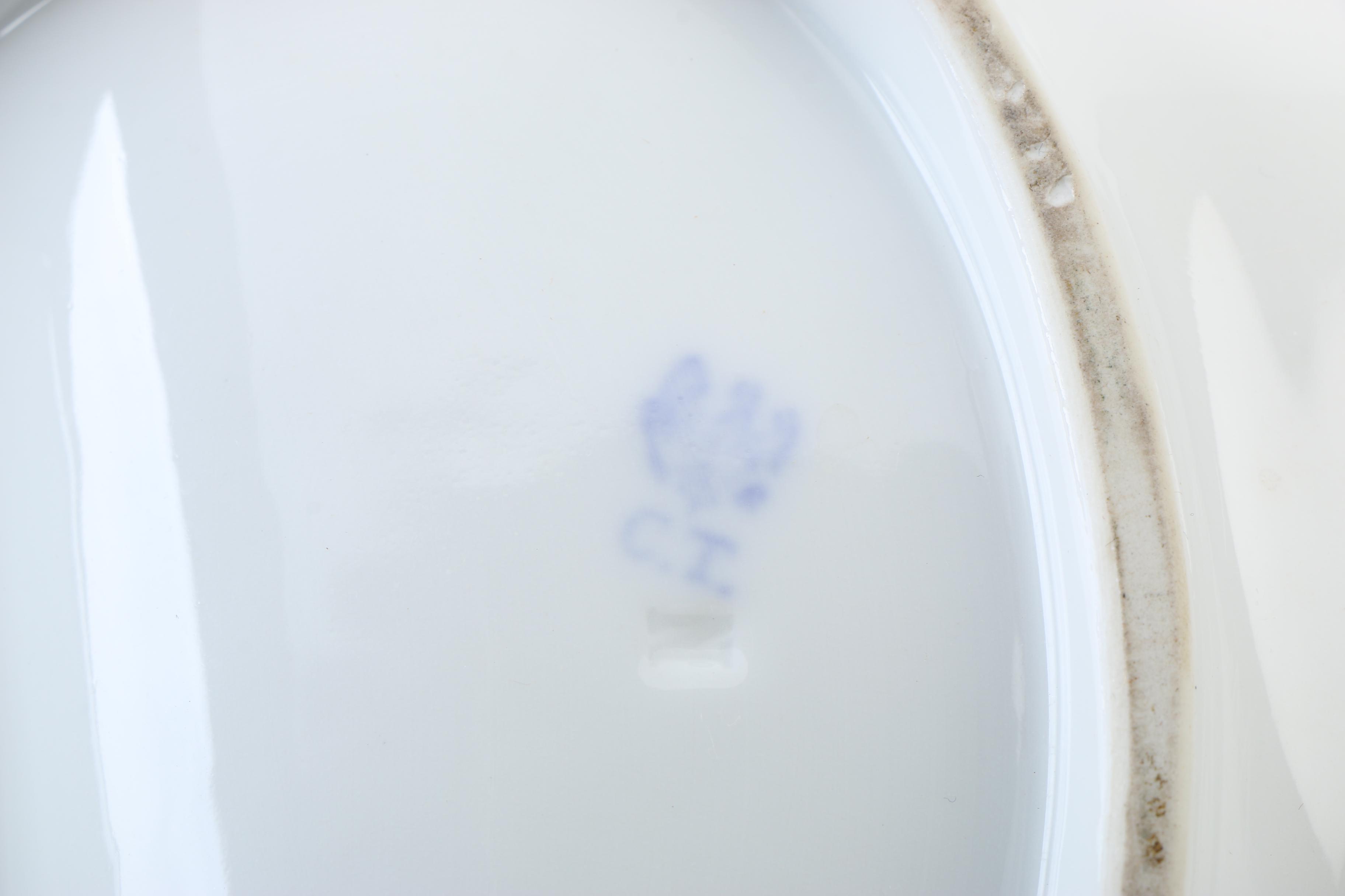 Antique Hand-painted Porcelain Serveware Including Carl Tielsch