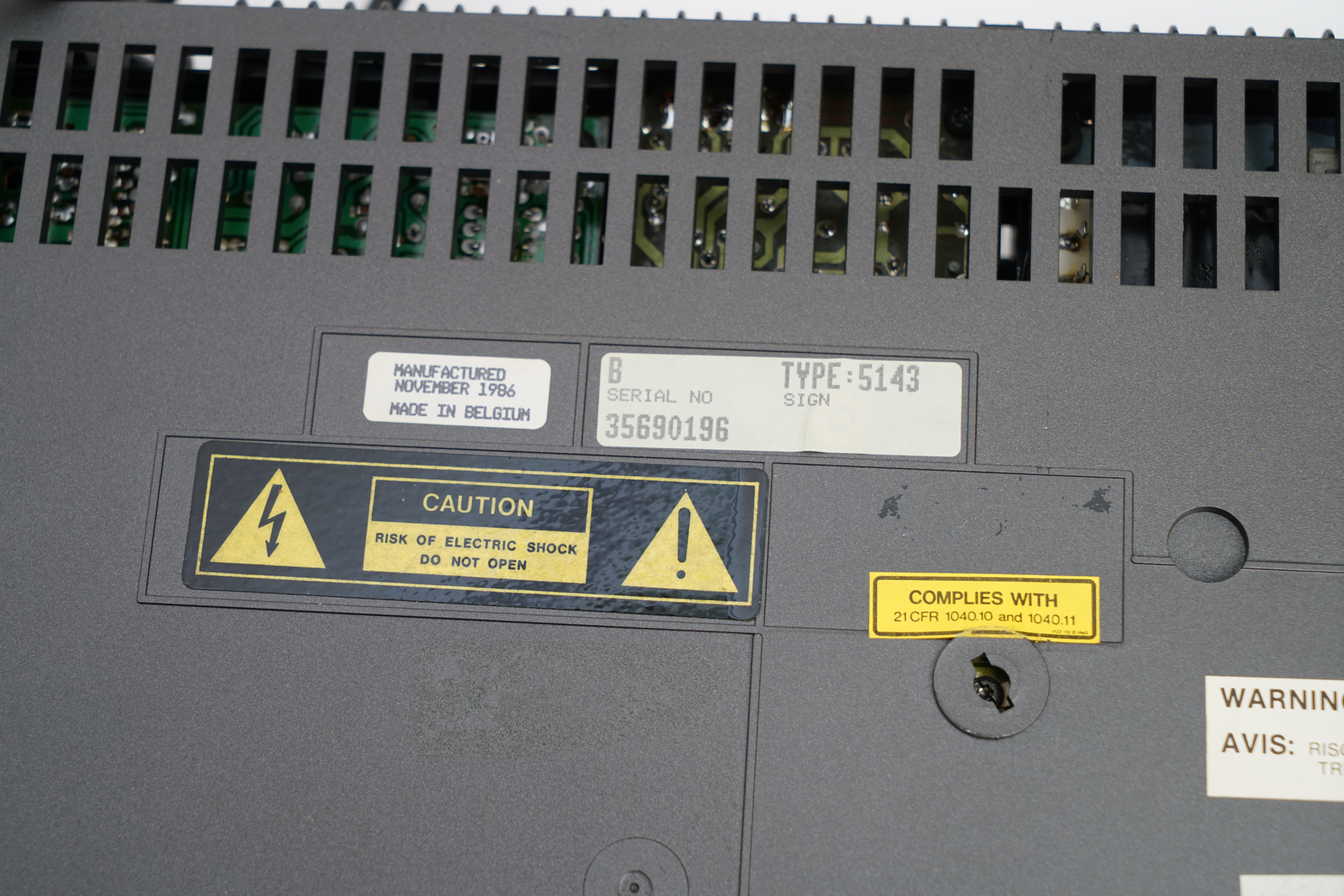 1986 Bang & Olufsen Turntable, Tuner, Cassette Deck and CD Player