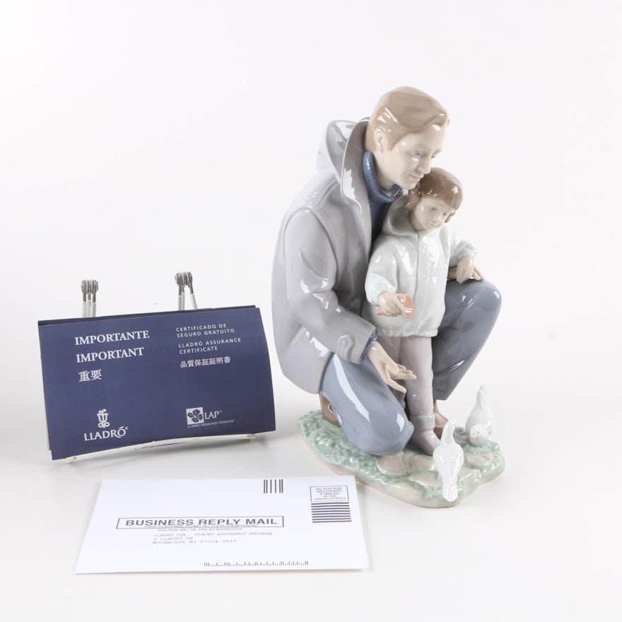 Lladro "A Day With Dad" Porcelain Figurine