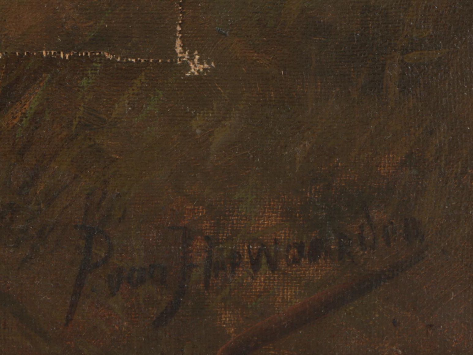 Oil Painting of a Dutch Landscape