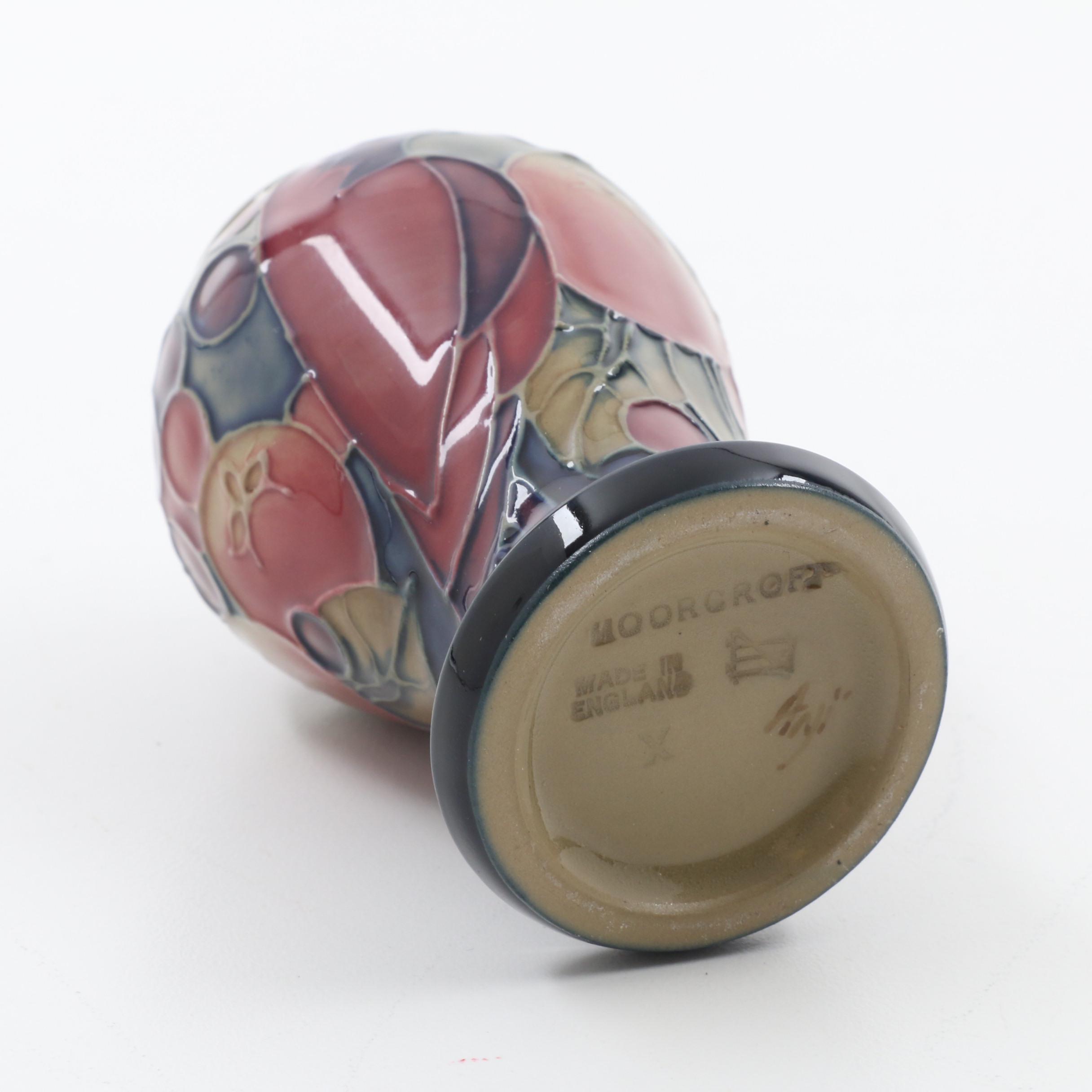 Moorcroft "Finch" Cabinet Vase