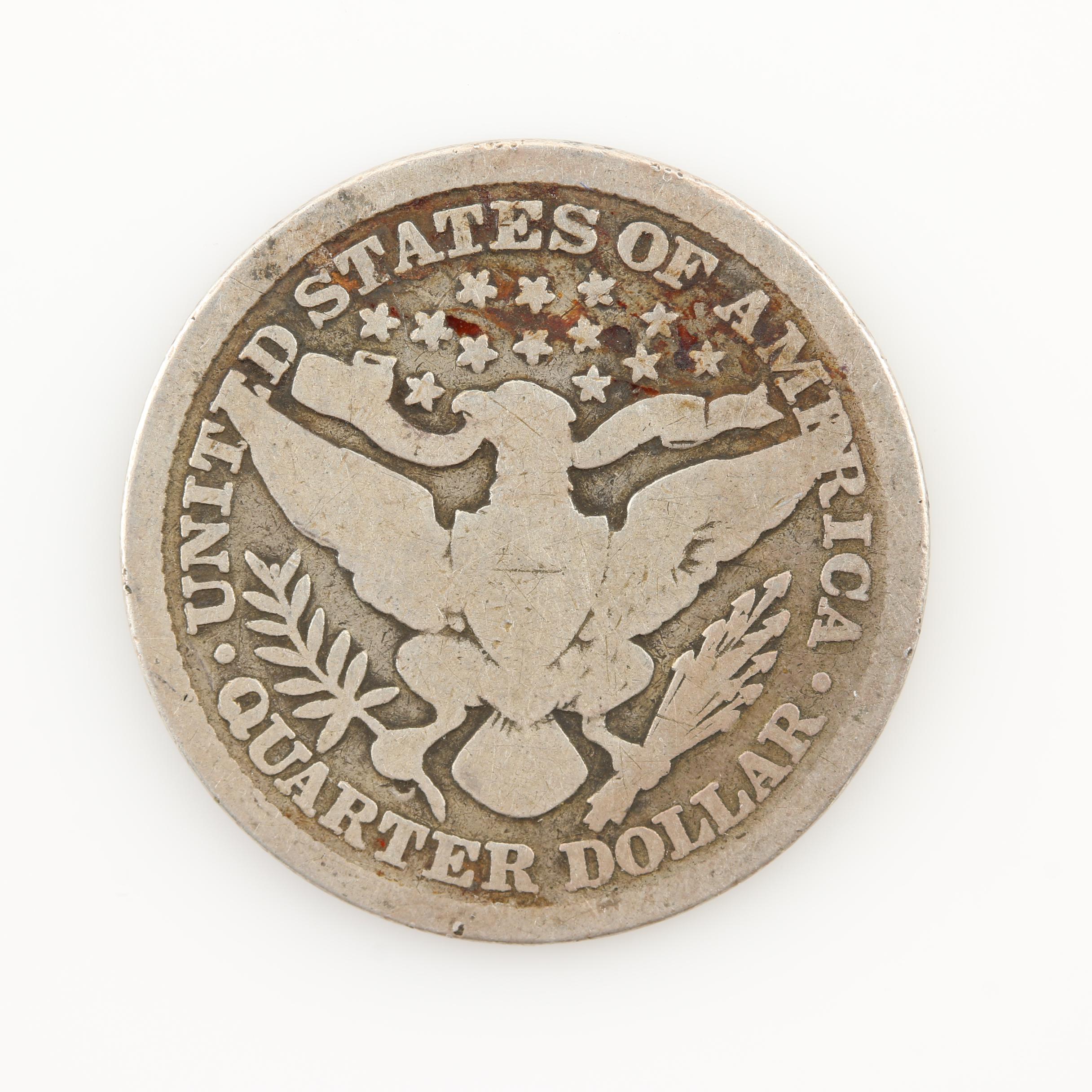 Group of Antique Barber Silver Coins and Walking Liberty Silver Half Dollars