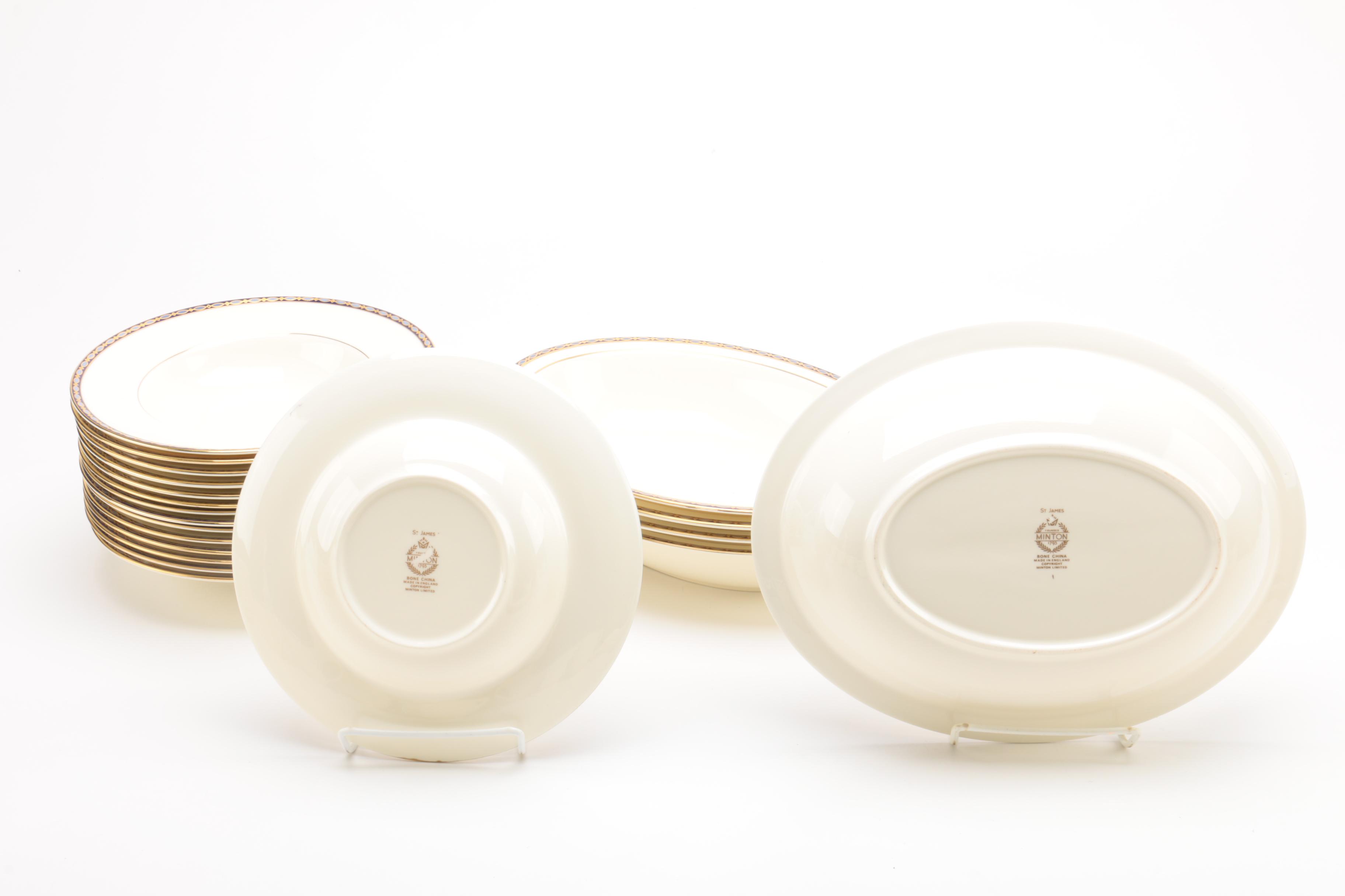 Minton "St. James" China Service For Twelve
