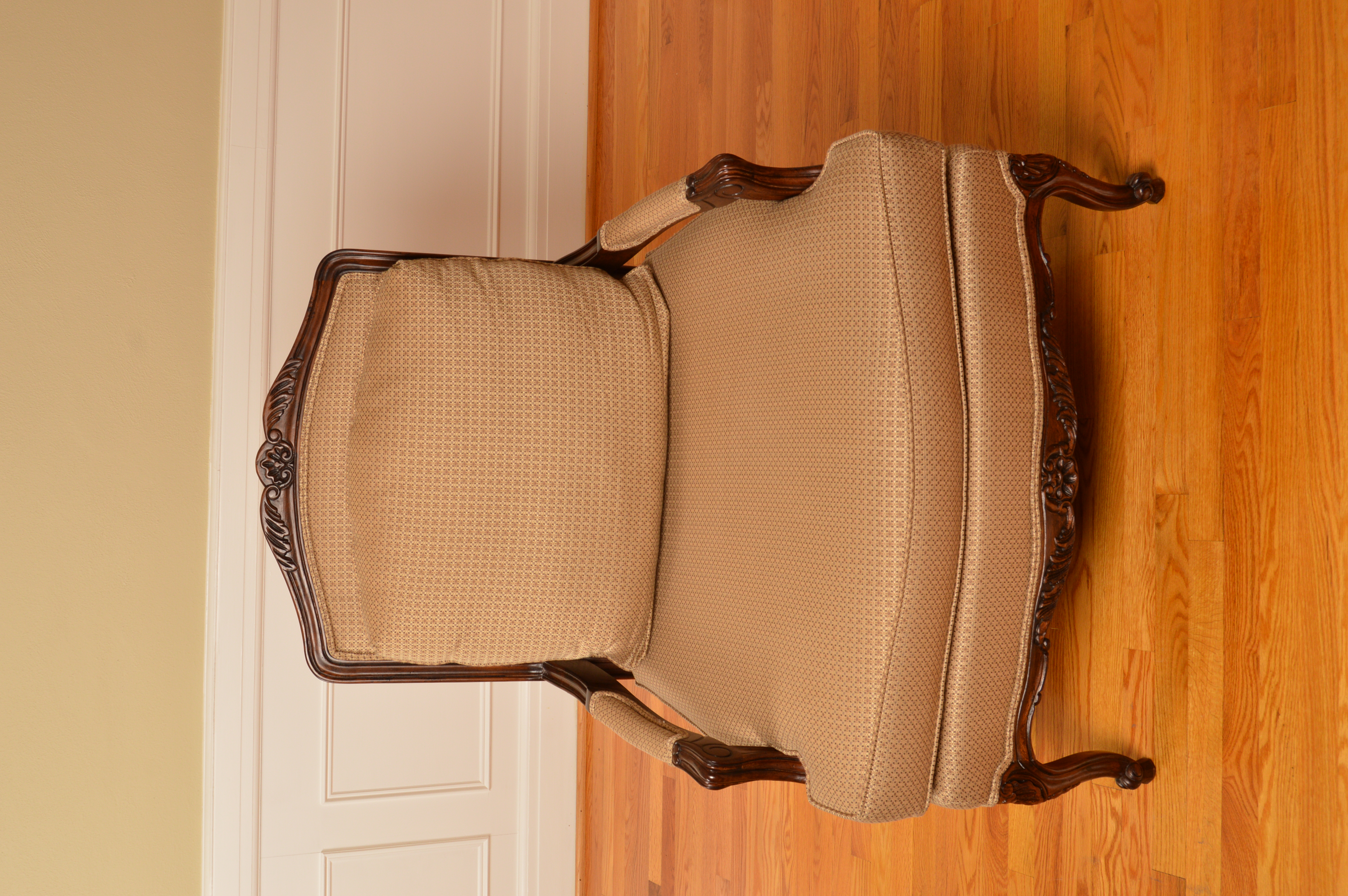 Louis XV Style Upholstered Armchairs by Thomasville