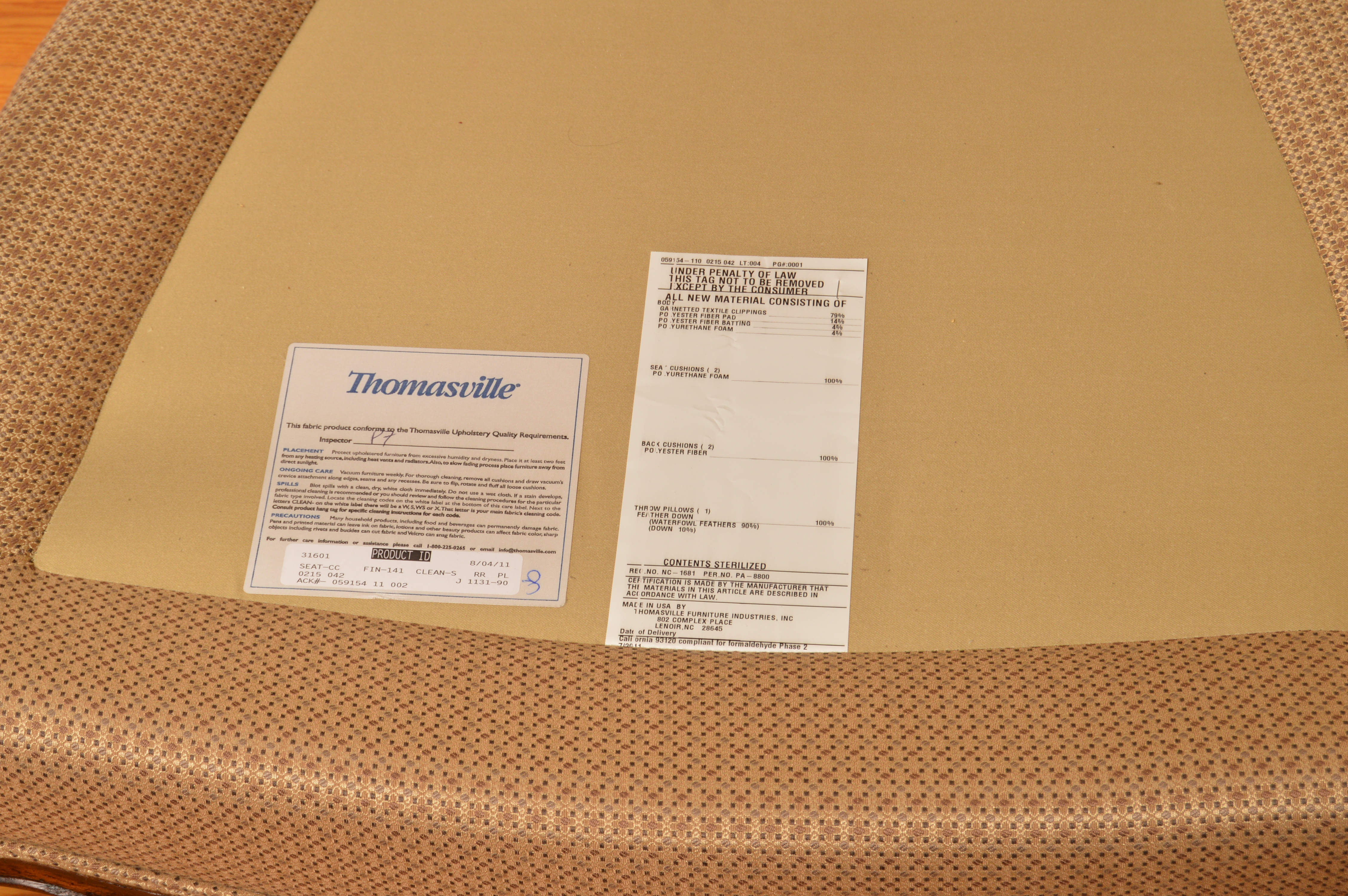 Louis XV Style Upholstered Armchairs by Thomasville