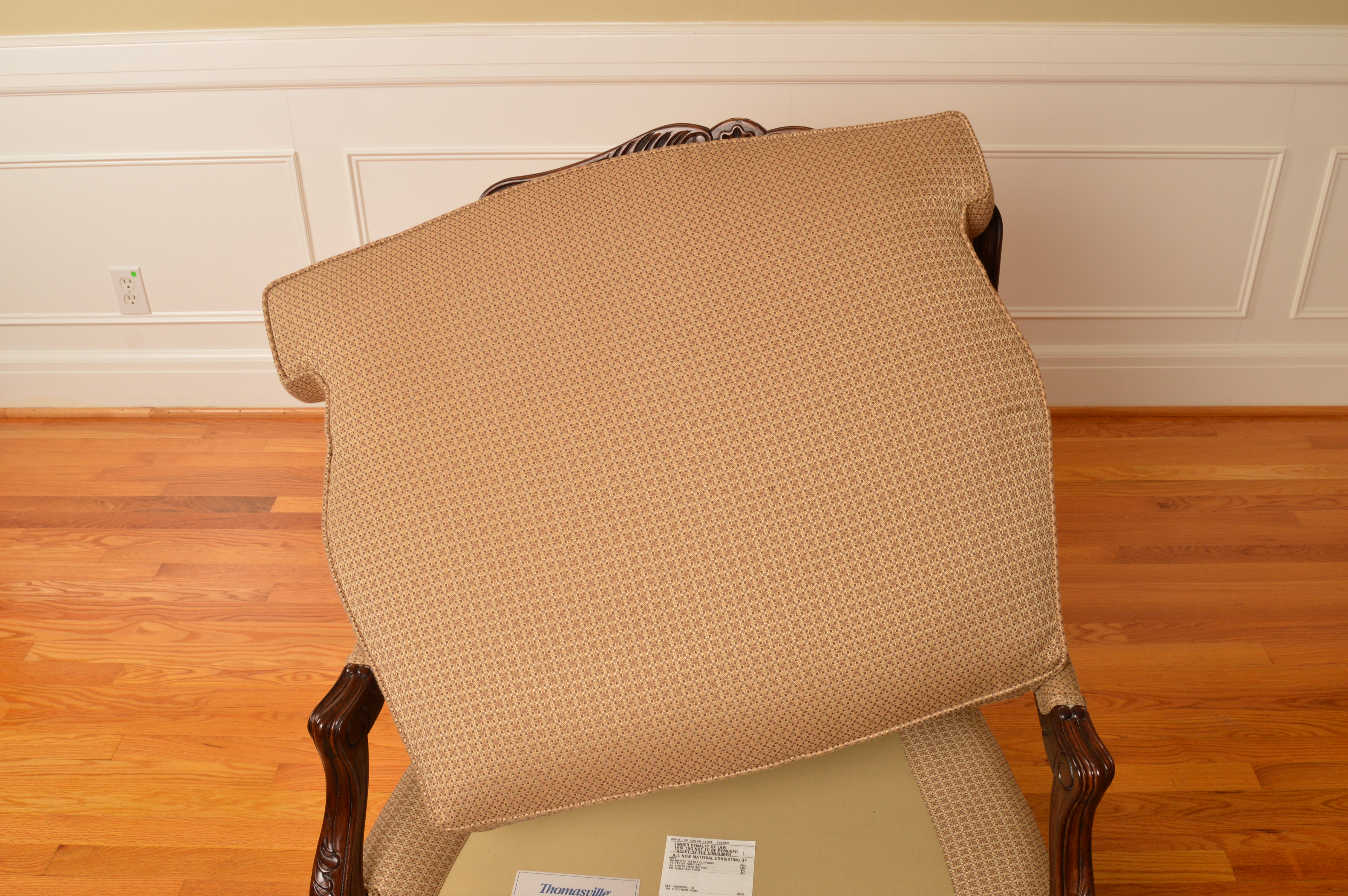 Louis XV Style Upholstered Armchairs by Thomasville