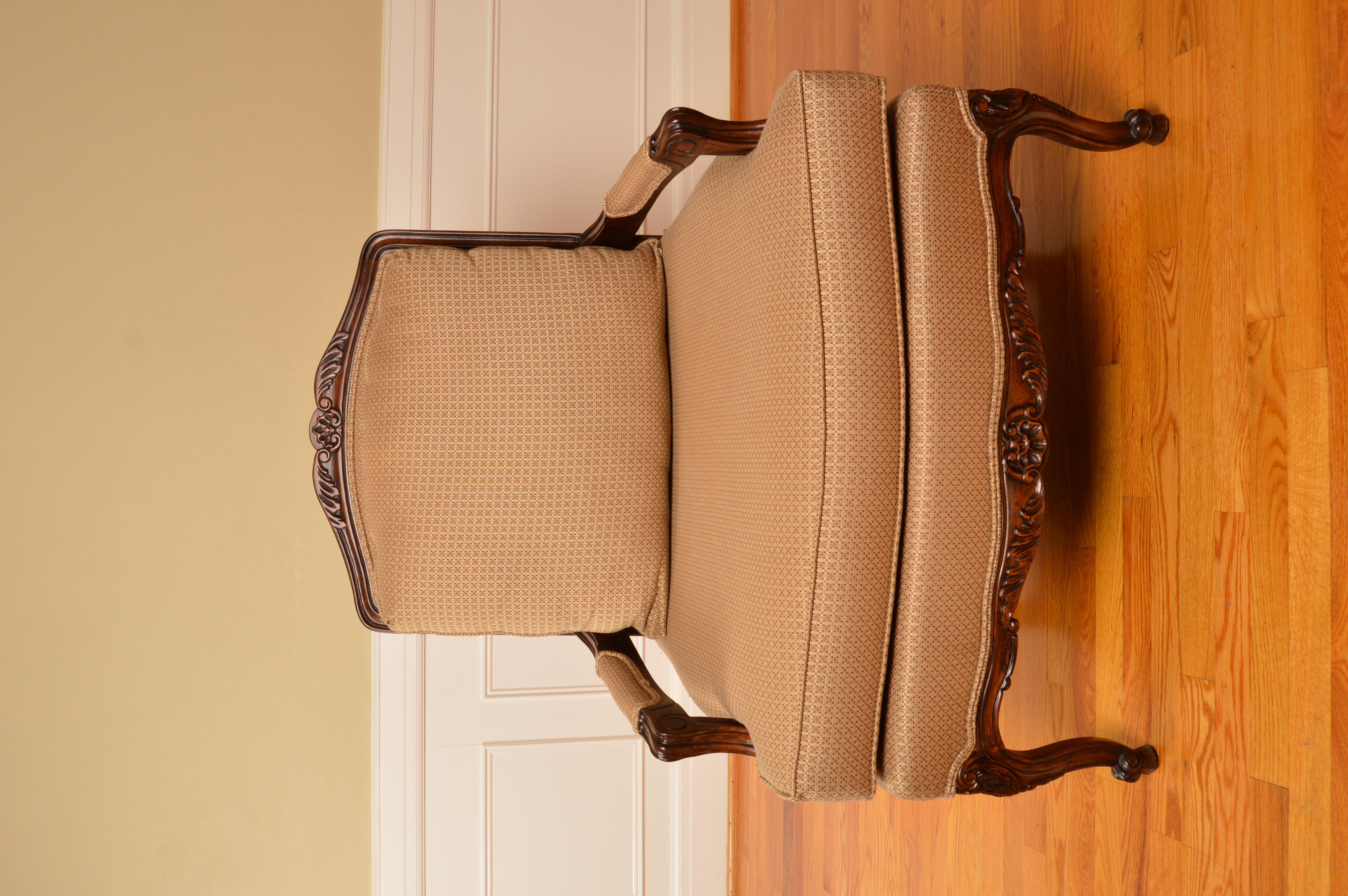 Louis XV Style Upholstered Armchairs by Thomasville