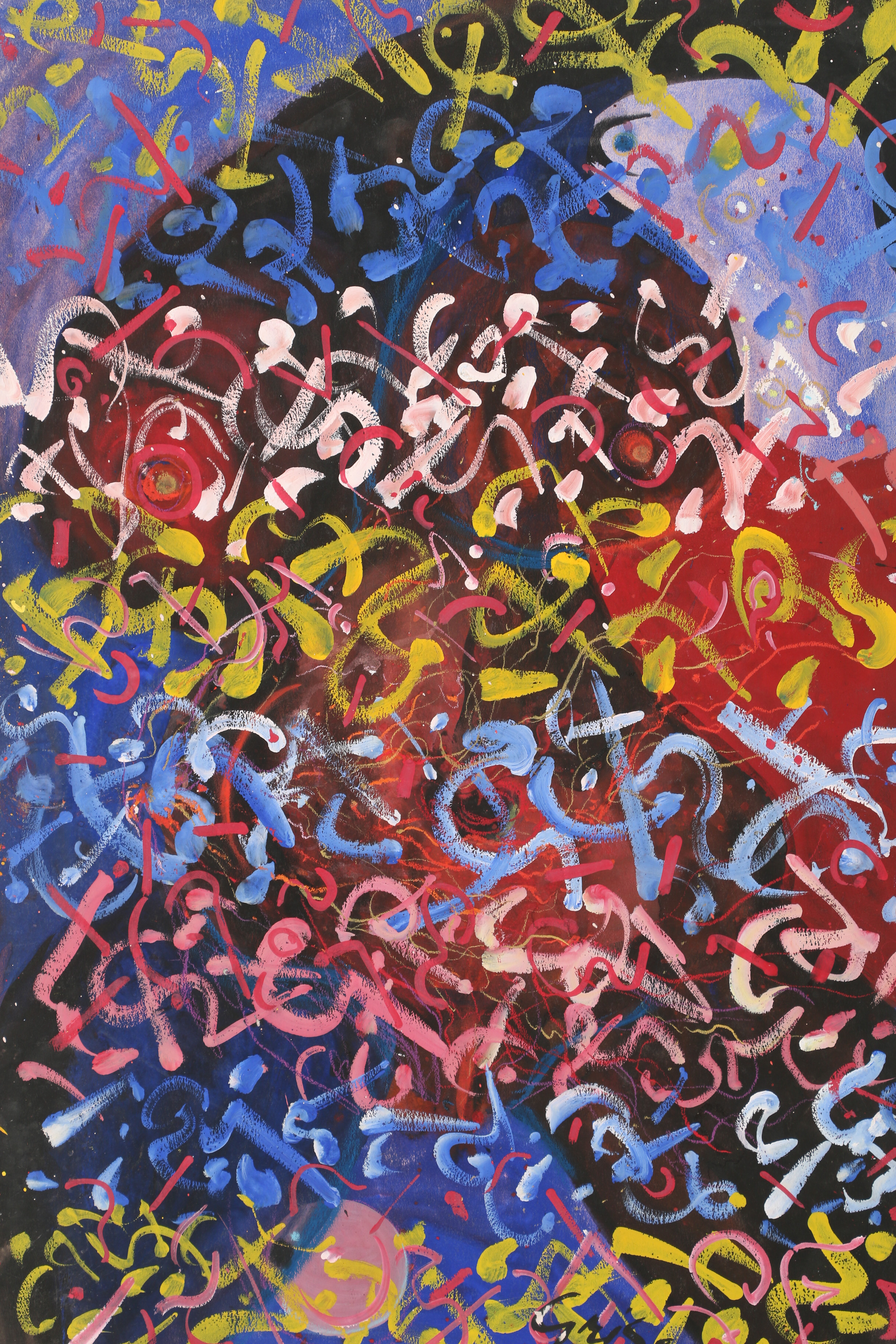 Hendrik Grise Acrylic and Pastel Painting