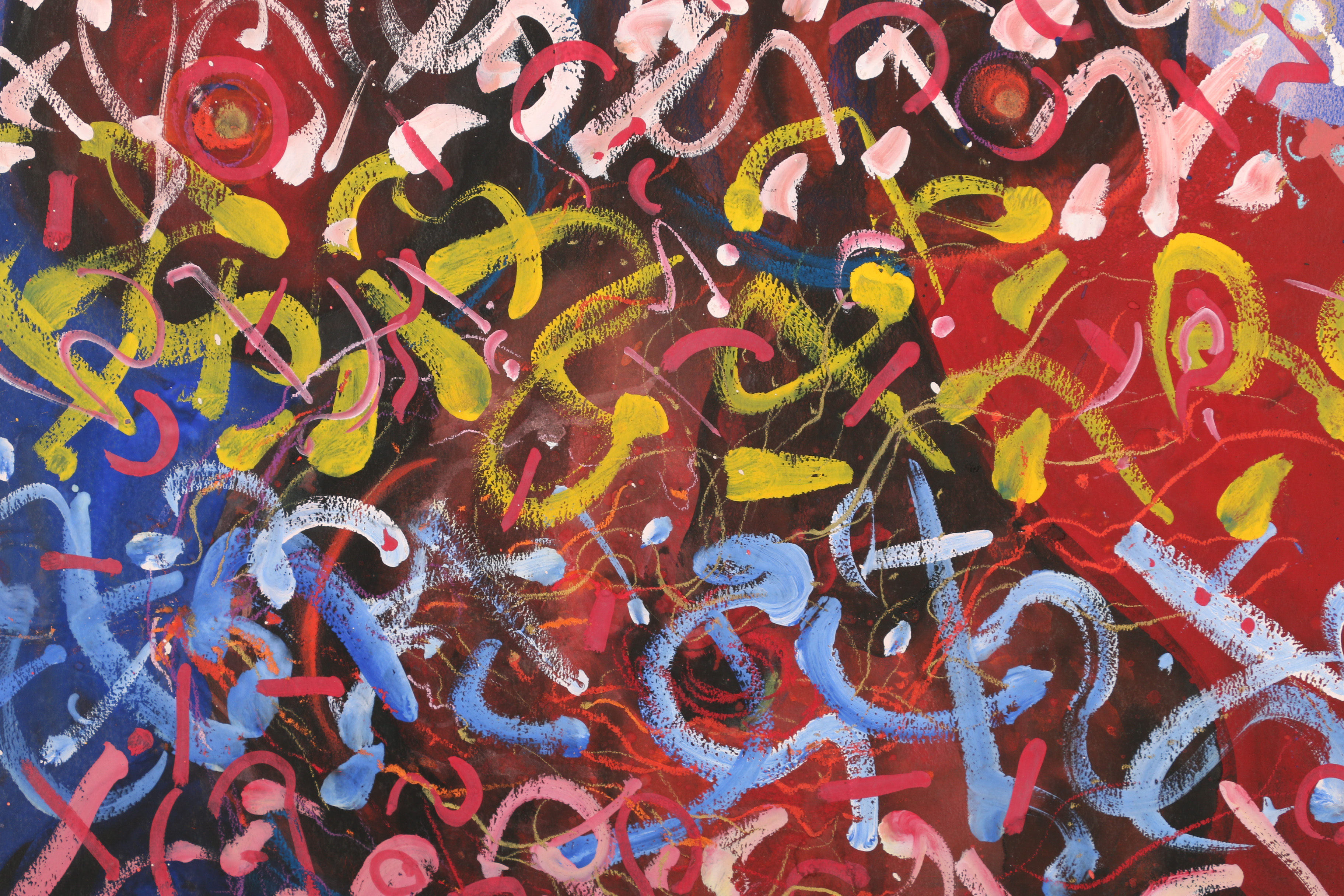 Hendrik Grise Acrylic and Pastel Painting