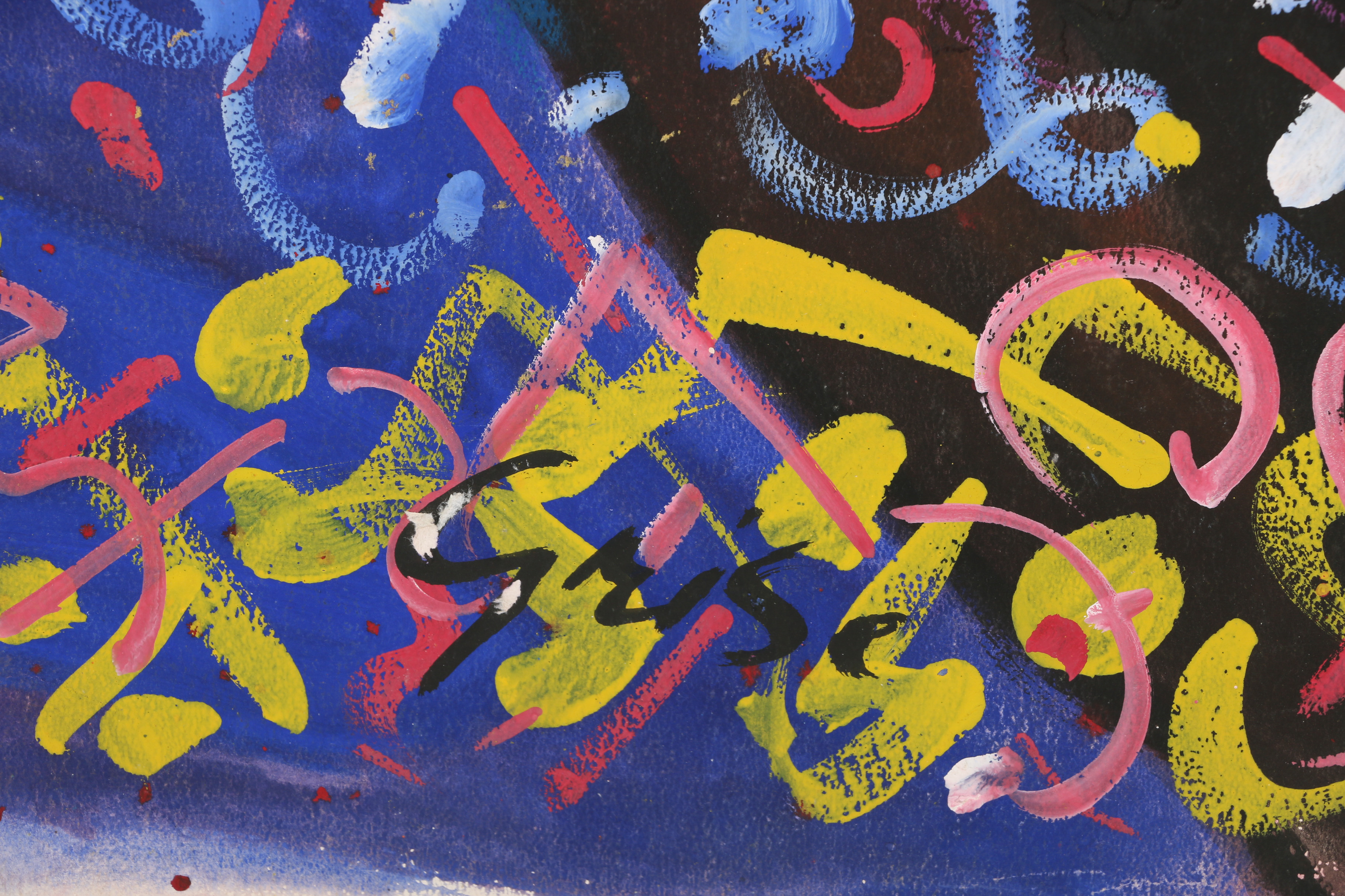 Hendrik Grise Acrylic and Pastel Painting