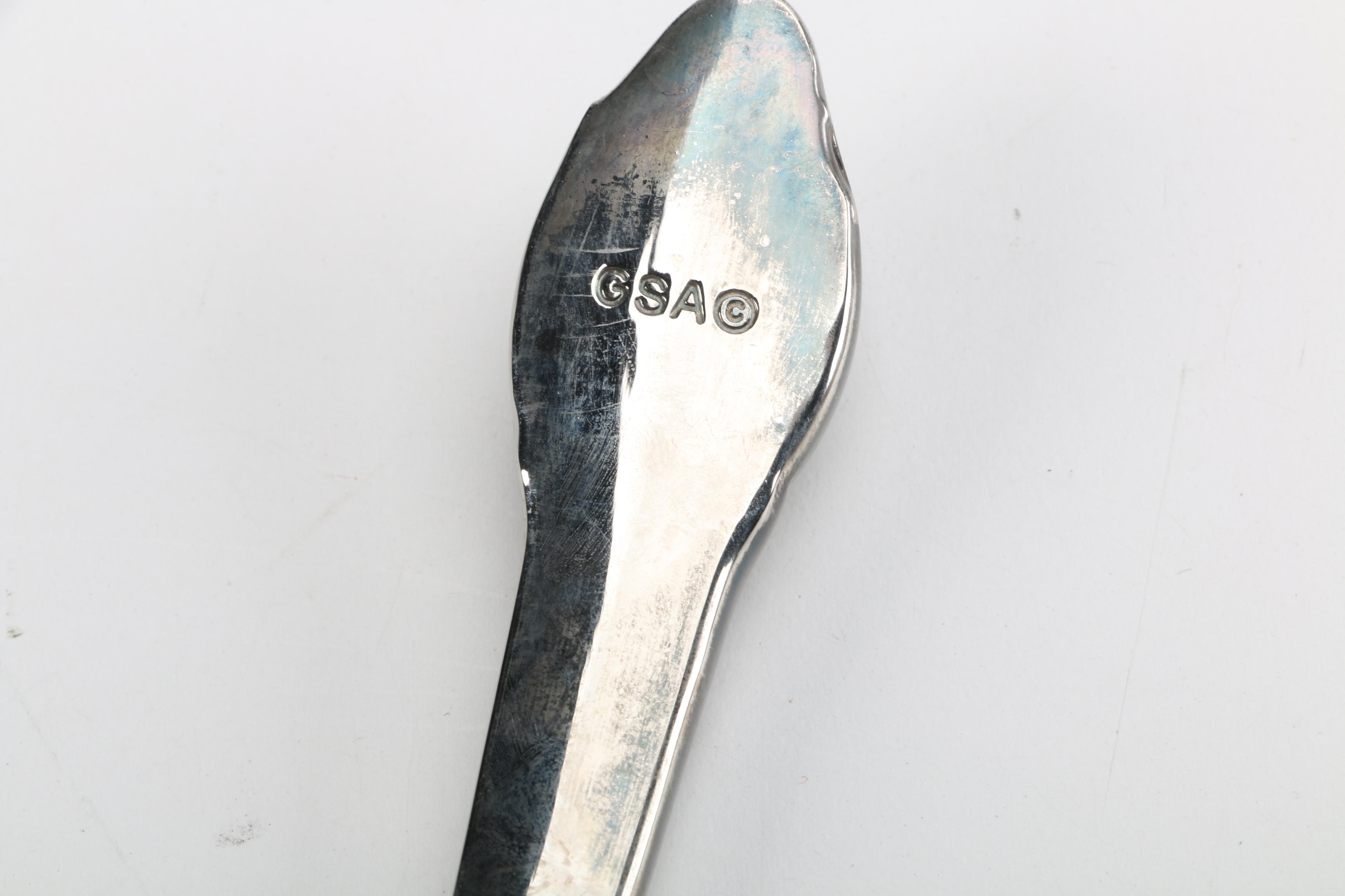 Godinger Silver Plate Crumb Catcher with Brush and Other Silent Butlers