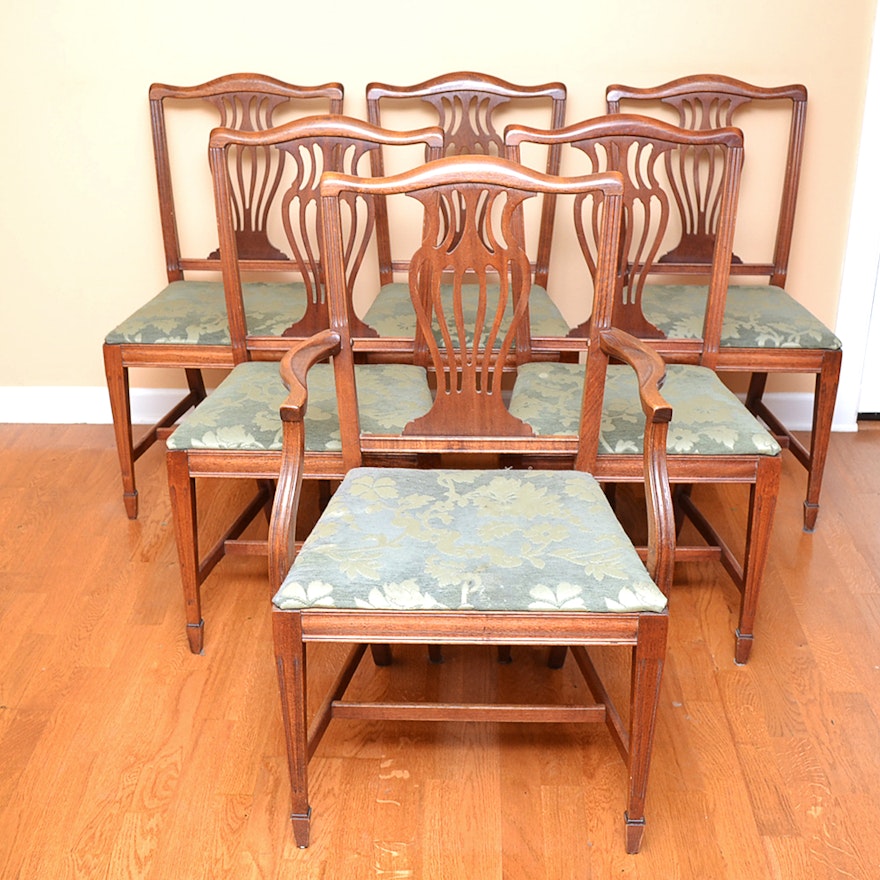 Vintage Sheraton Style Dining Chairs