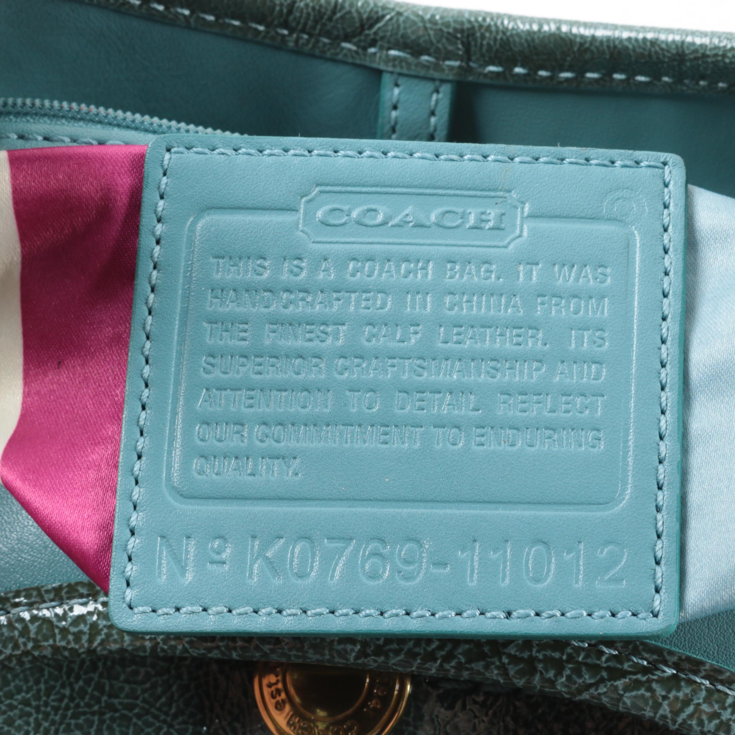 Coach Legacy Ergo Patent Leather Tote Bag