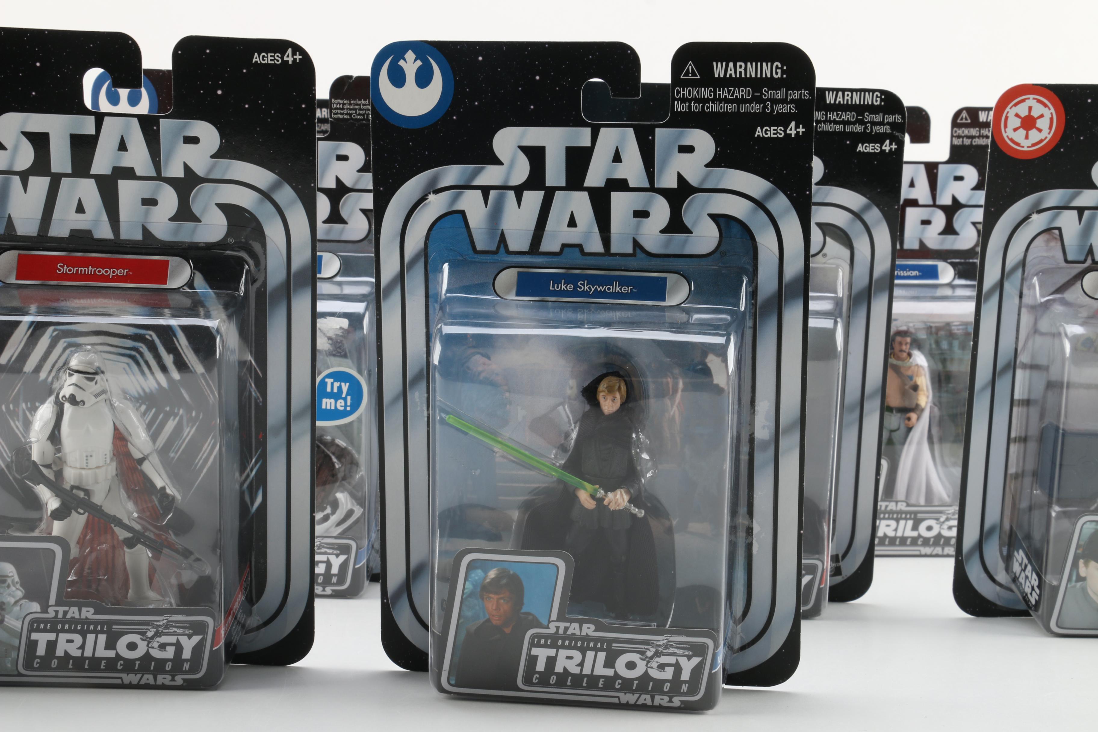 Sealed "Star Wars The Original Trilogy Collection" and Episode I Action Figures