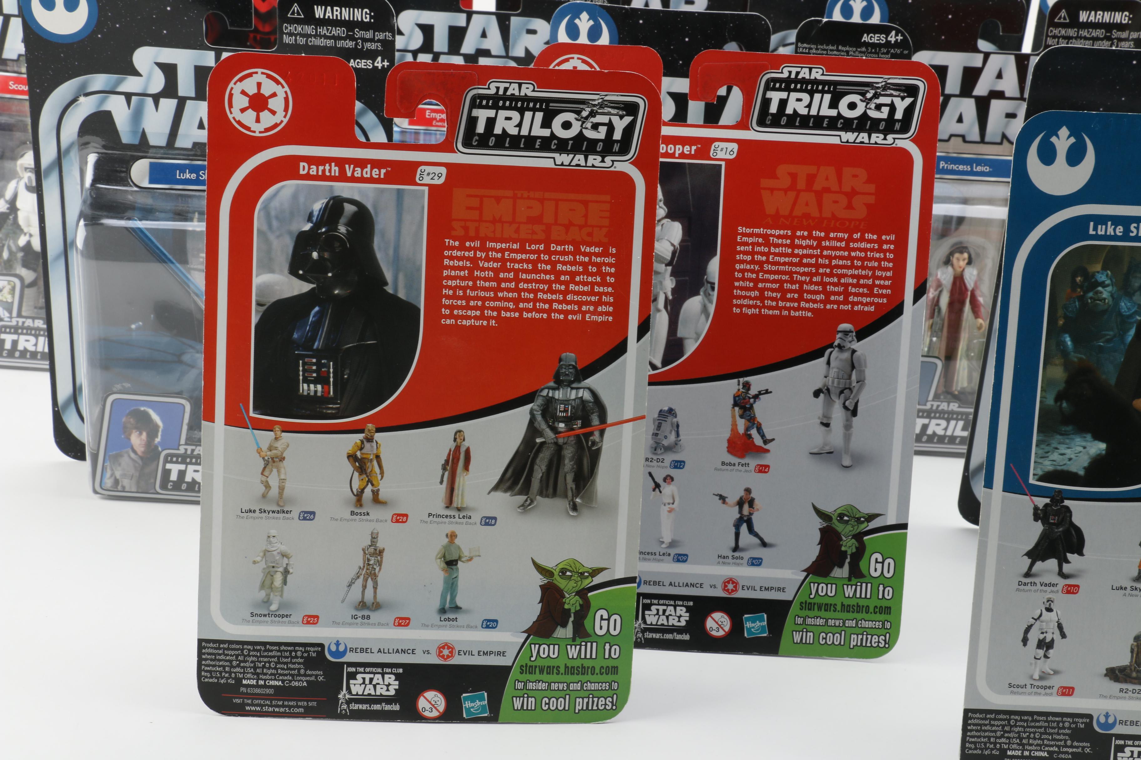 Sealed "Star Wars The Original Trilogy Collection" and Episode I Action Figures