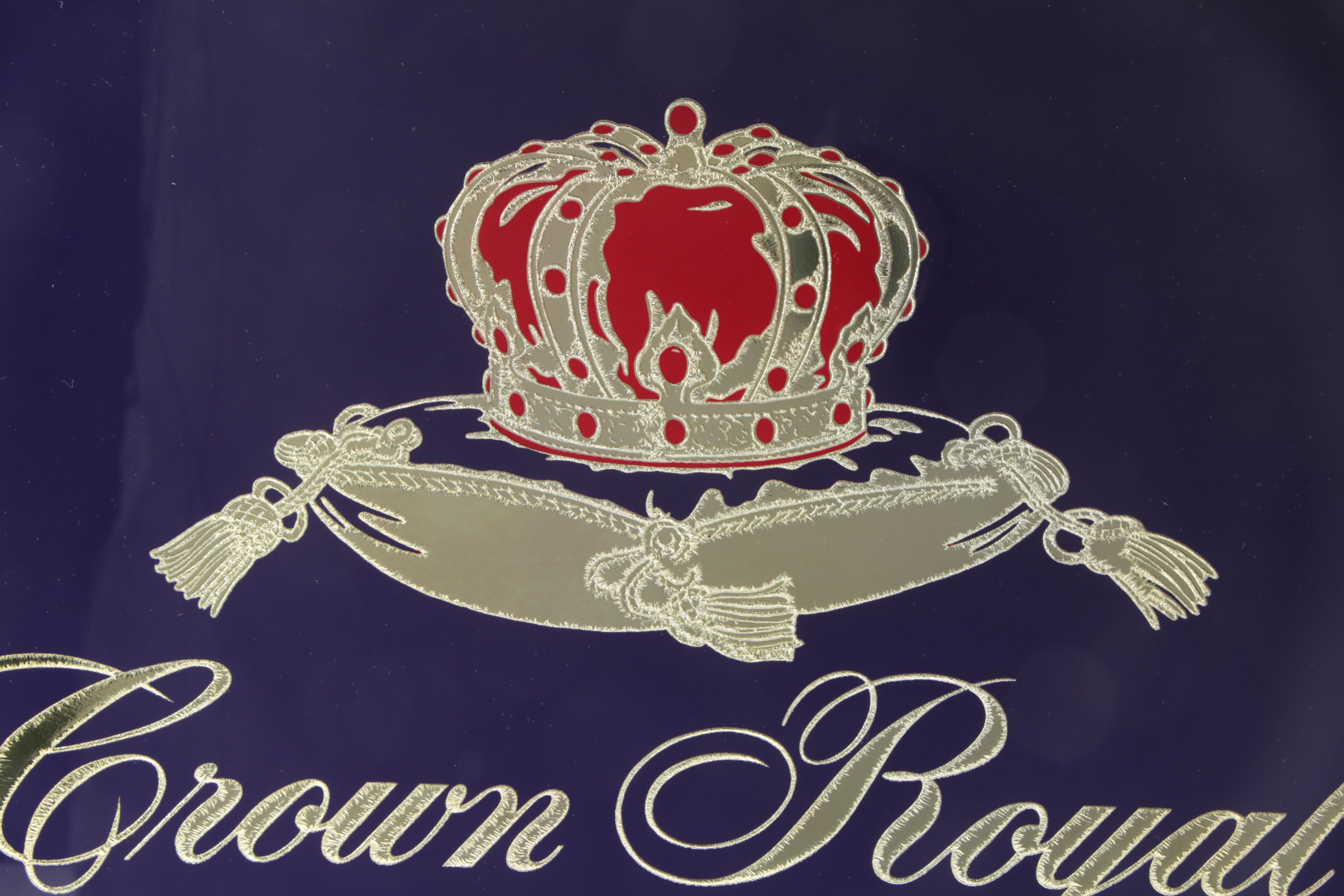 Framed Crown Royal Sign