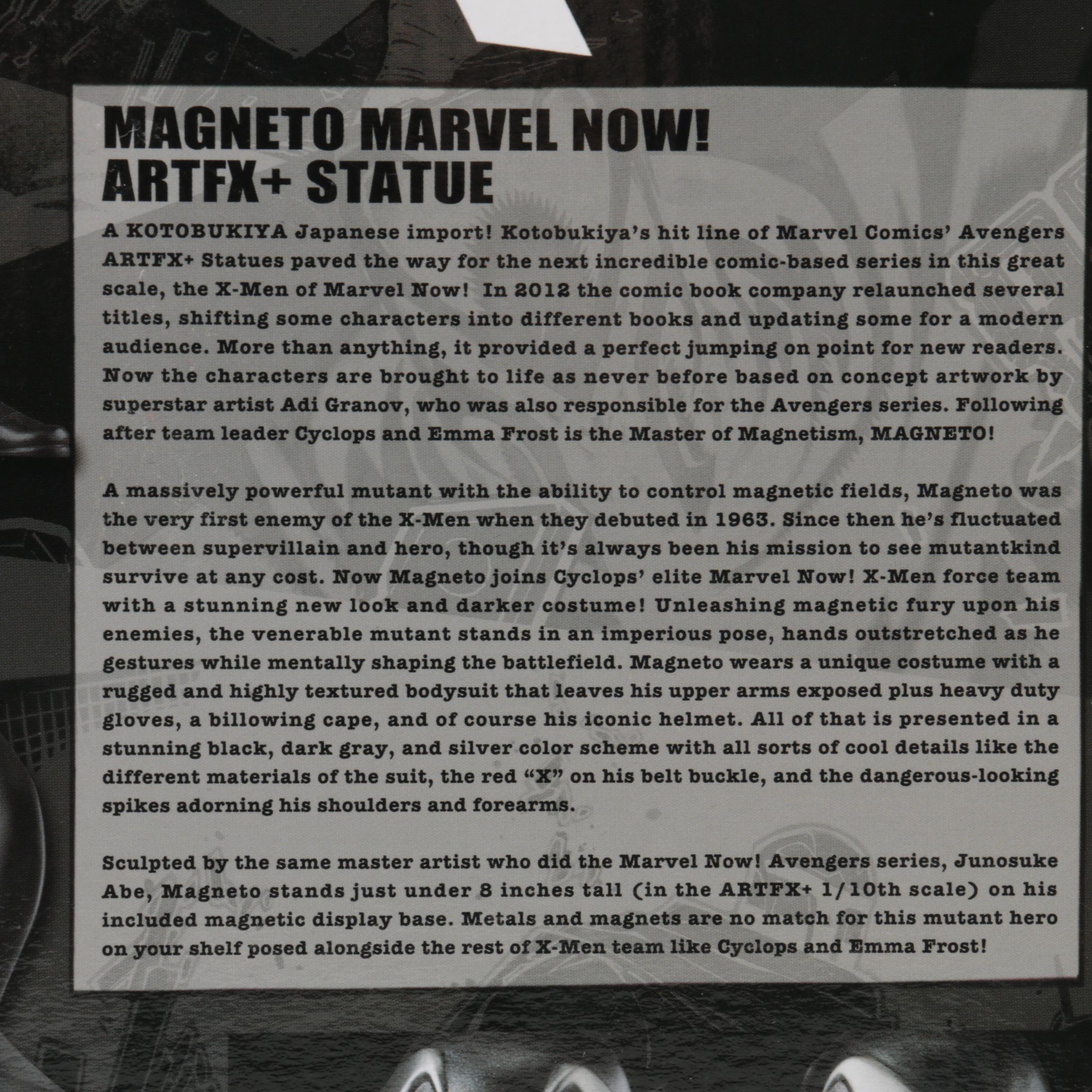 X-Men Marvel Now! ArtFX+ 1/10 Scale Magneto Figure