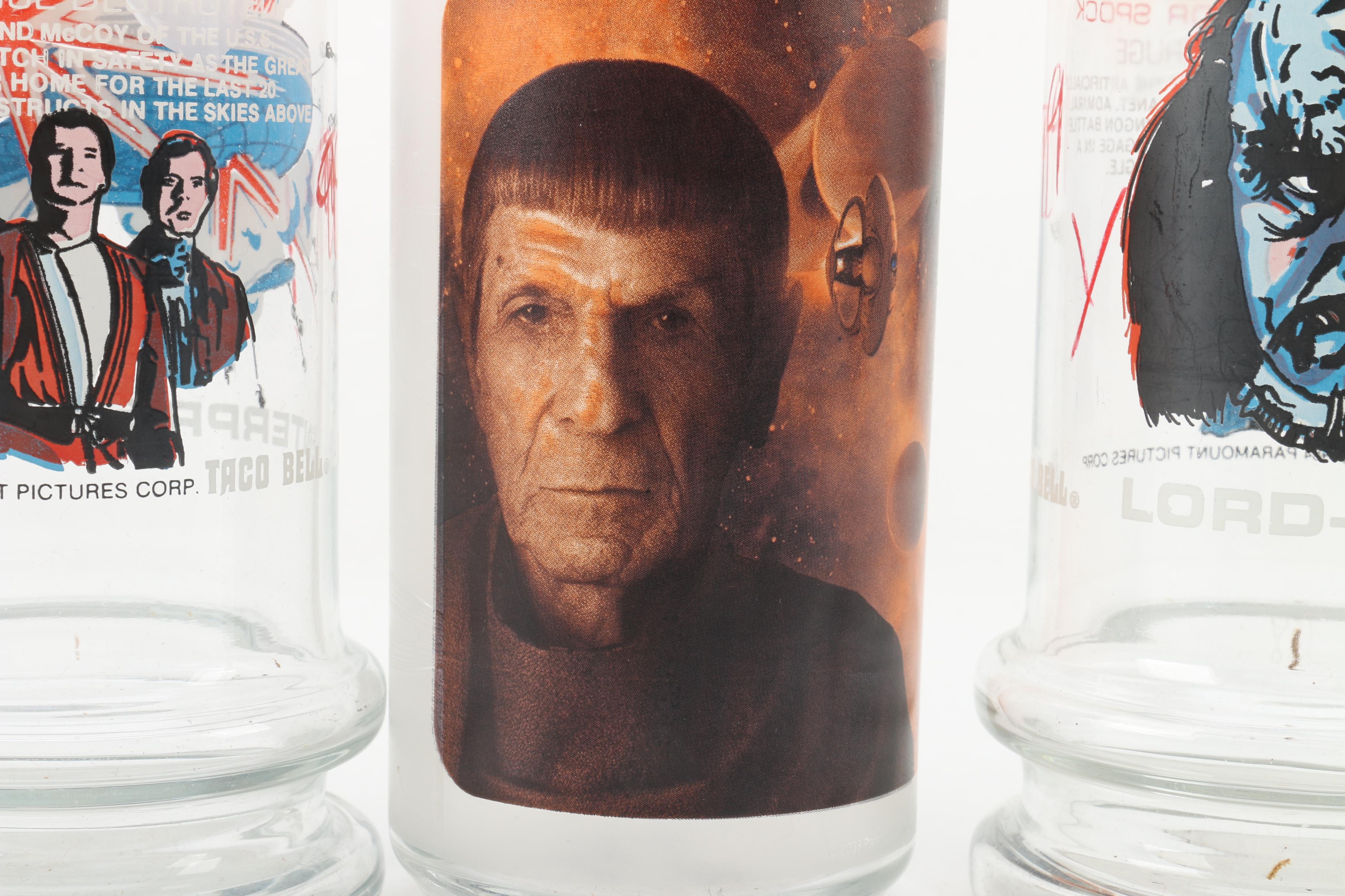 Star Trek III Glass Tumblers