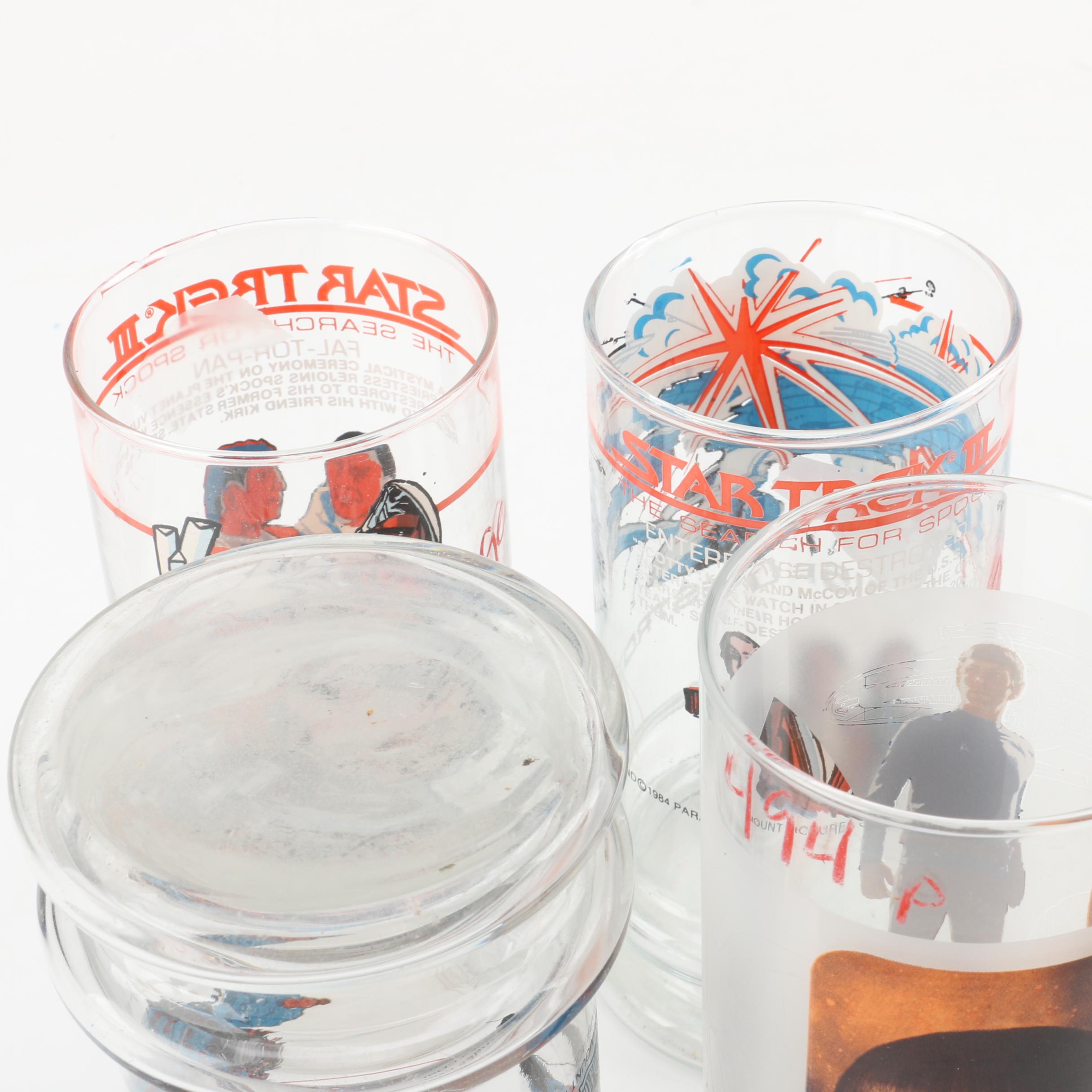 Star Trek III Glass Tumblers