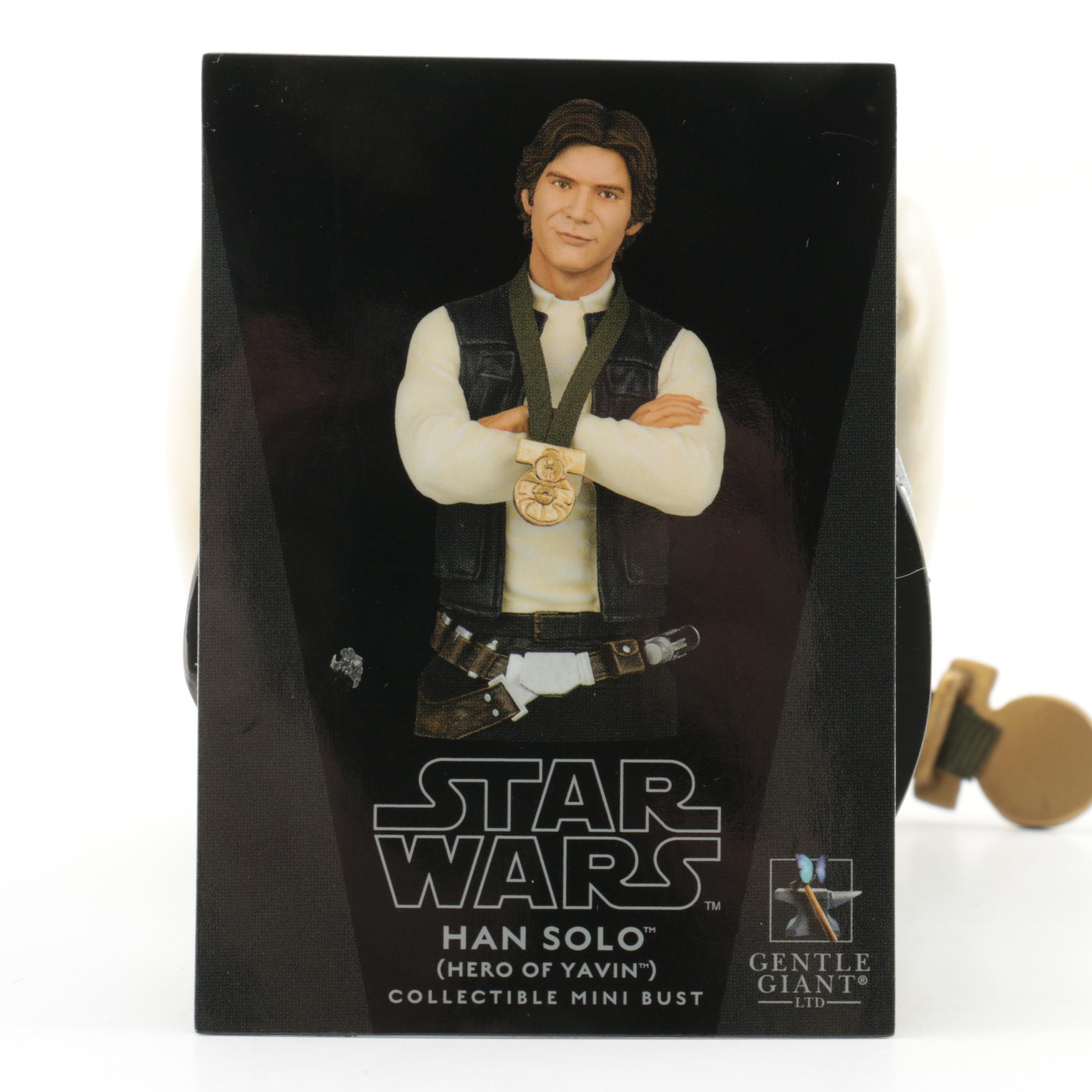 LucasFilm Star Wars "Han Solo, Hero of Yavin" Collectible Mini Bust