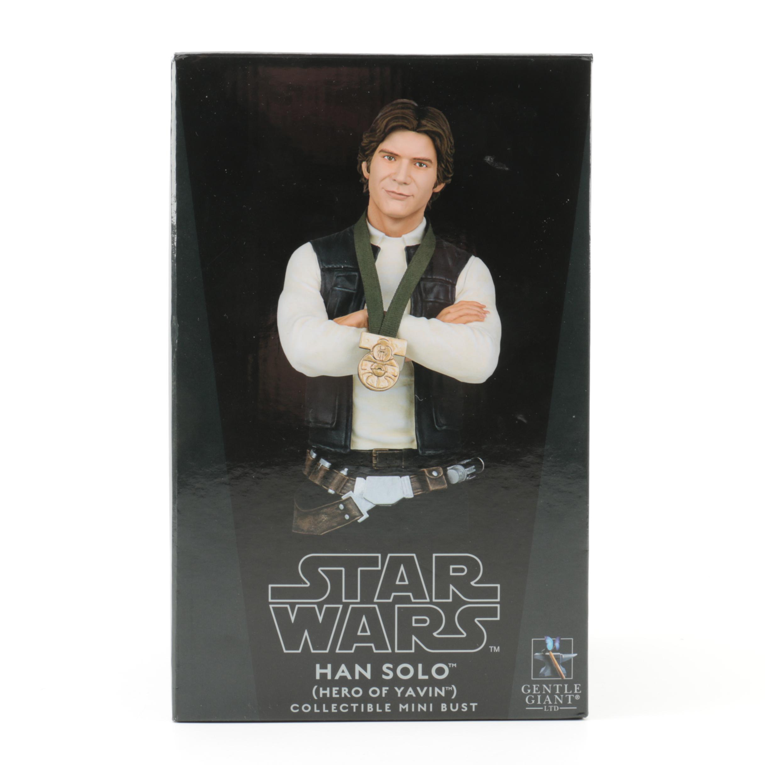 LucasFilm Star Wars "Han Solo, Hero of Yavin" Collectible Mini Bust