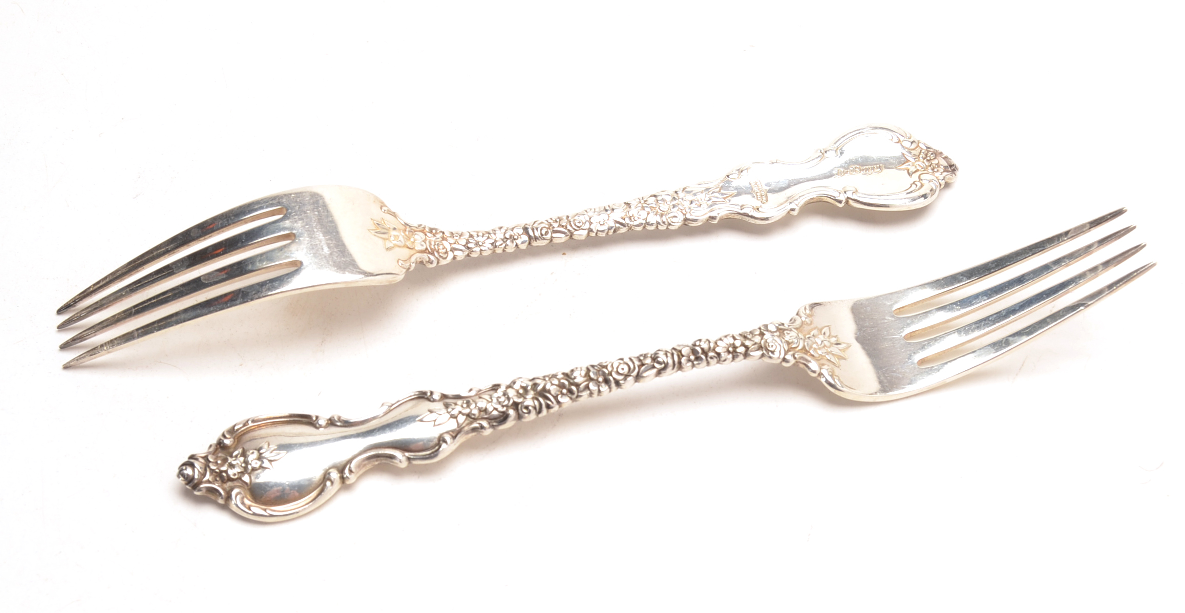 International Silver Co. Sterling Silver "Du Barry" Flatware