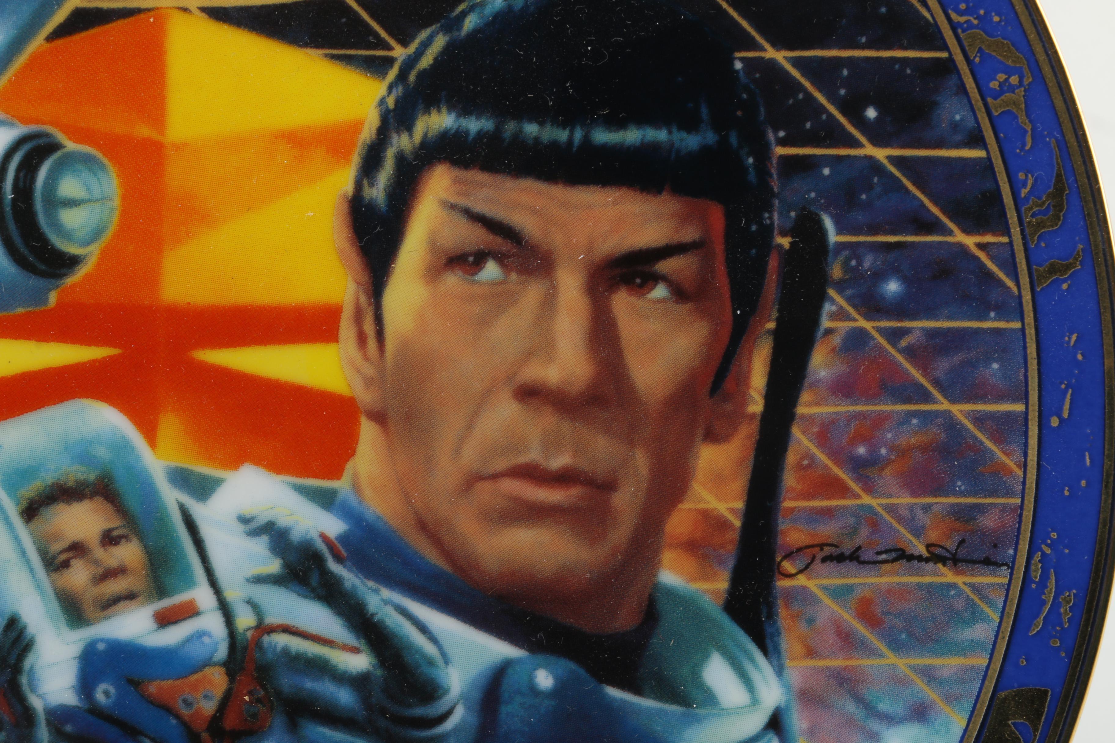 Star Trek The Original Episodes "The Tholian Web" Limited Edition Plate 1996