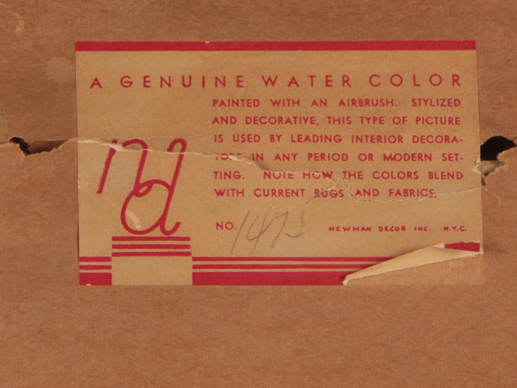 Harris and Peters Watercolor Airbrush Paintings