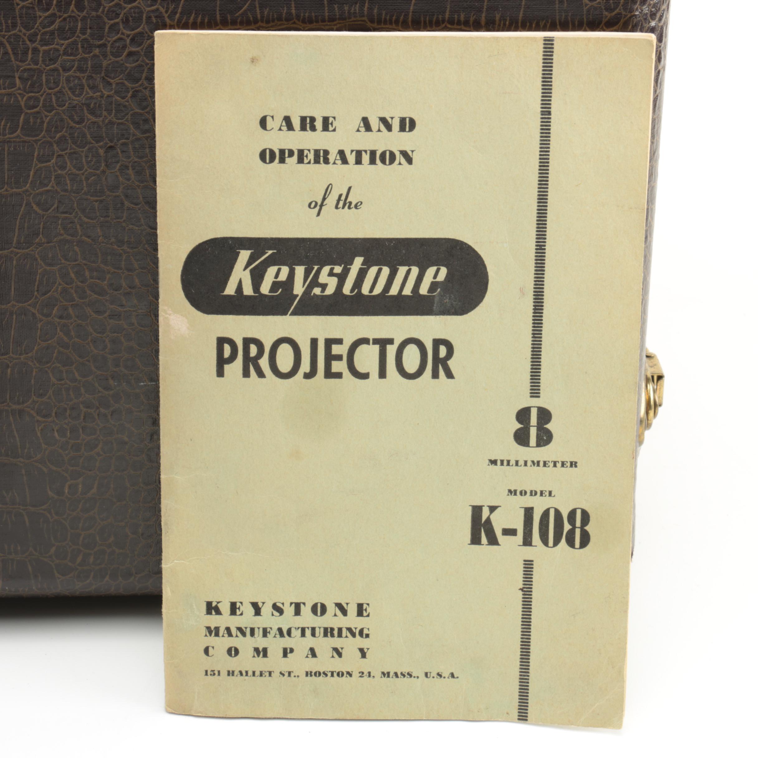 Vintage K-108 Keystone 8mm Projector