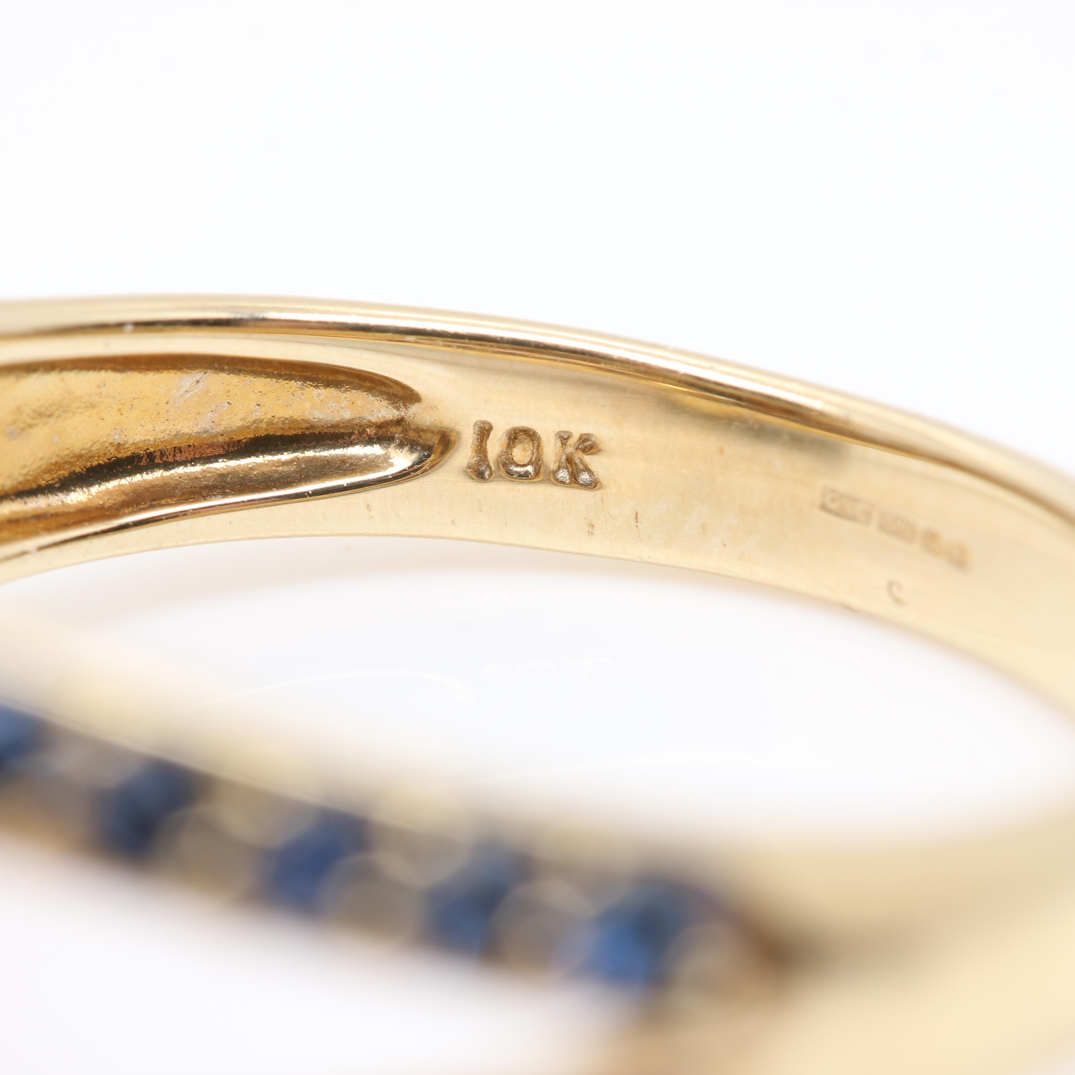 10K Yellow Gold Gemstone Ring Including Citrine