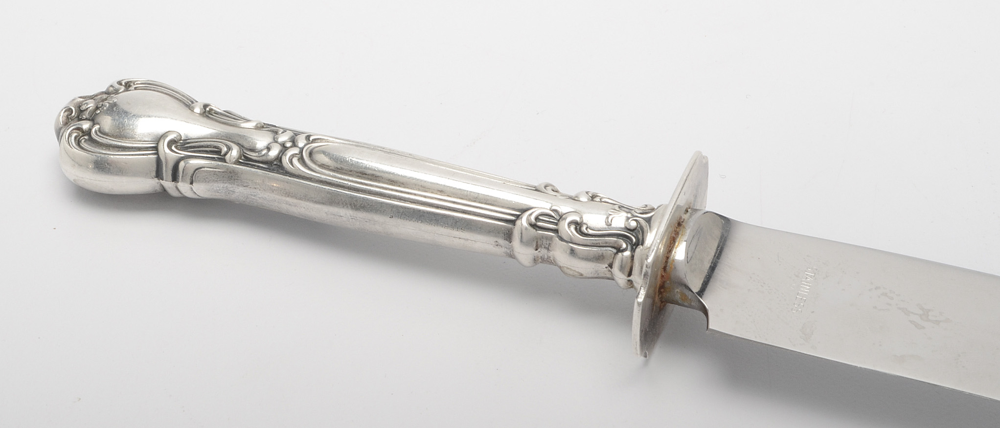 Gorham "Chantilly" Sterling Silver Flatware with Mahogany Storage Chest