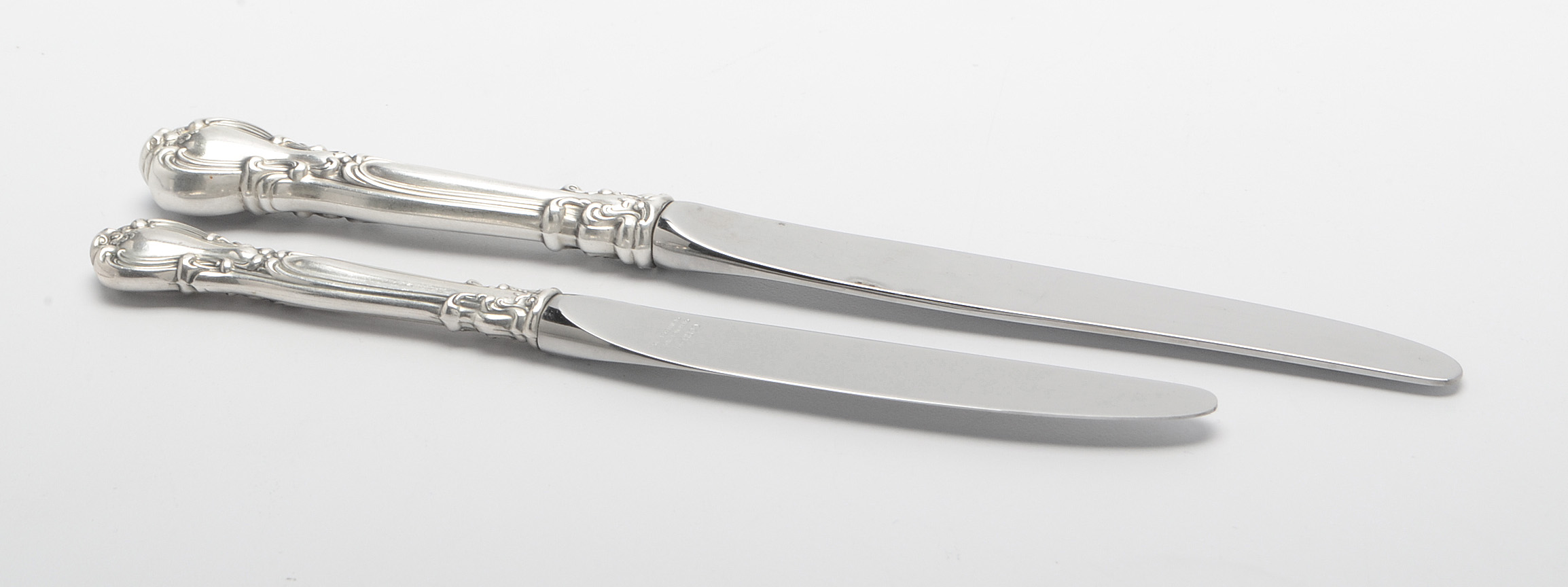 Gorham "Chantilly" Sterling Silver Flatware with Mahogany Storage Chest