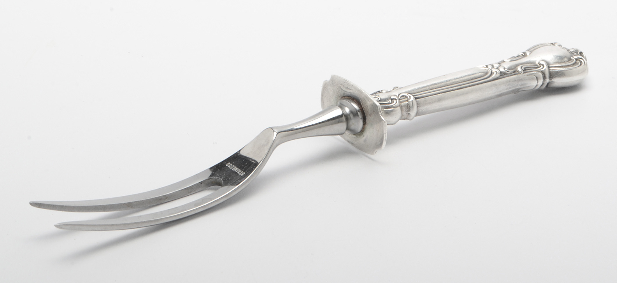 Gorham "Chantilly" Sterling Silver Flatware with Mahogany Storage Chest