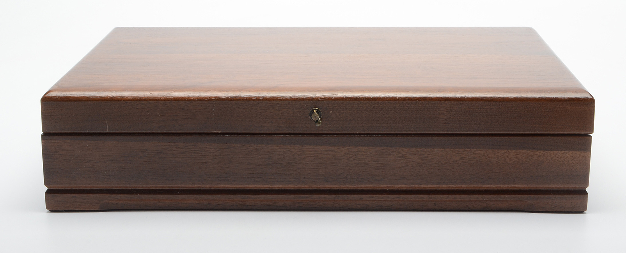 Gorham "Chantilly" Sterling Silver Flatware with Mahogany Storage Chest