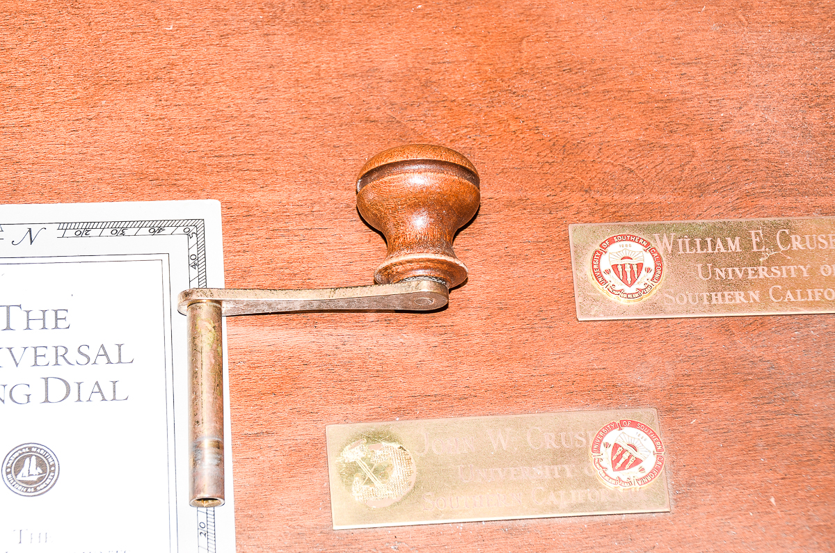 Wooden Grandfather Clock with Moon Phase Dial and USC Pendulum