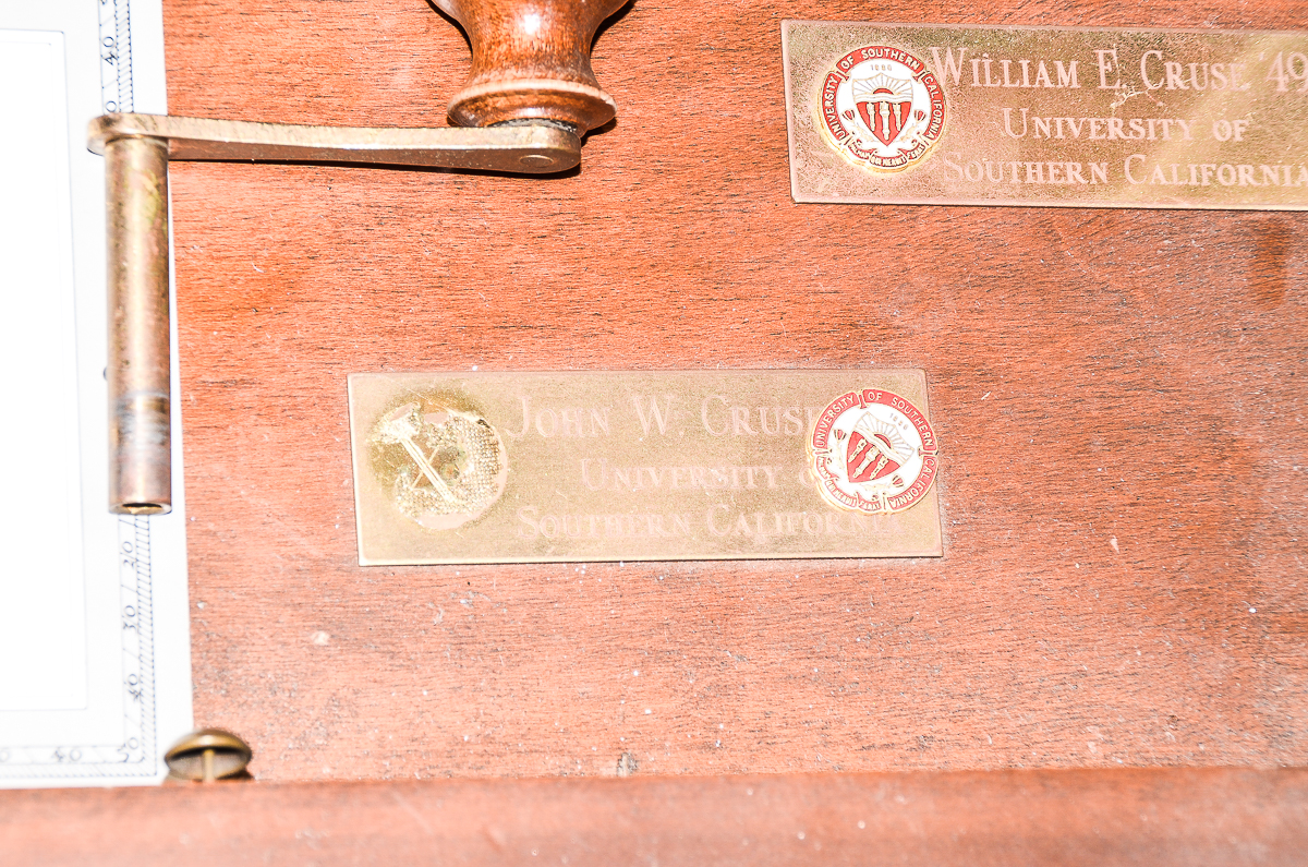 Wooden Grandfather Clock with Moon Phase Dial and USC Pendulum