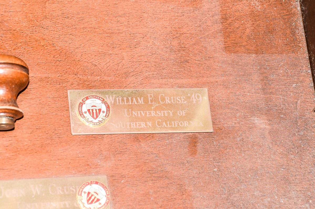 Wooden Grandfather Clock with Moon Phase Dial and USC Pendulum