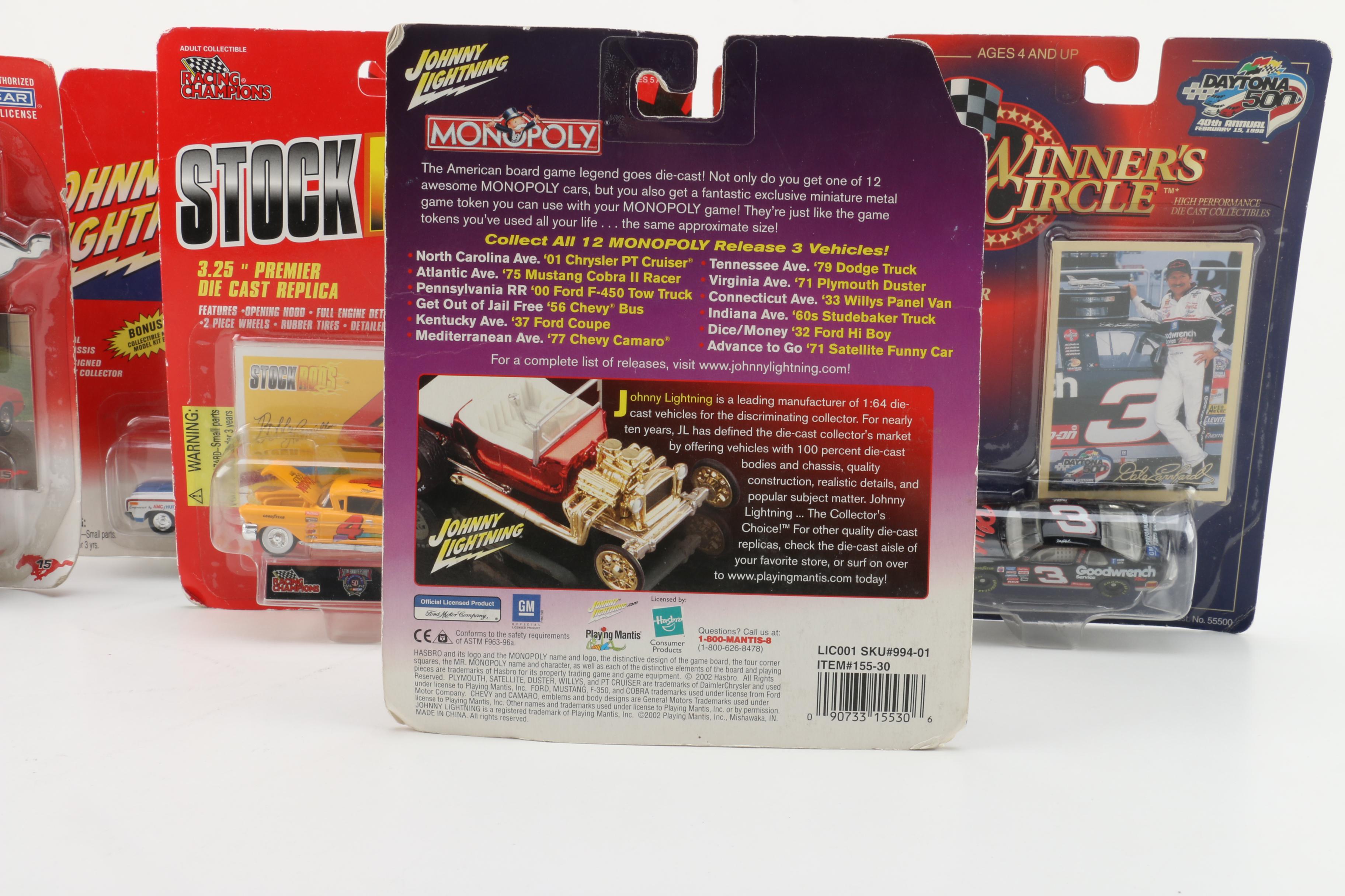 Hot Wheels, Johnny Lightning, and NASCAR Die-Cast Cars