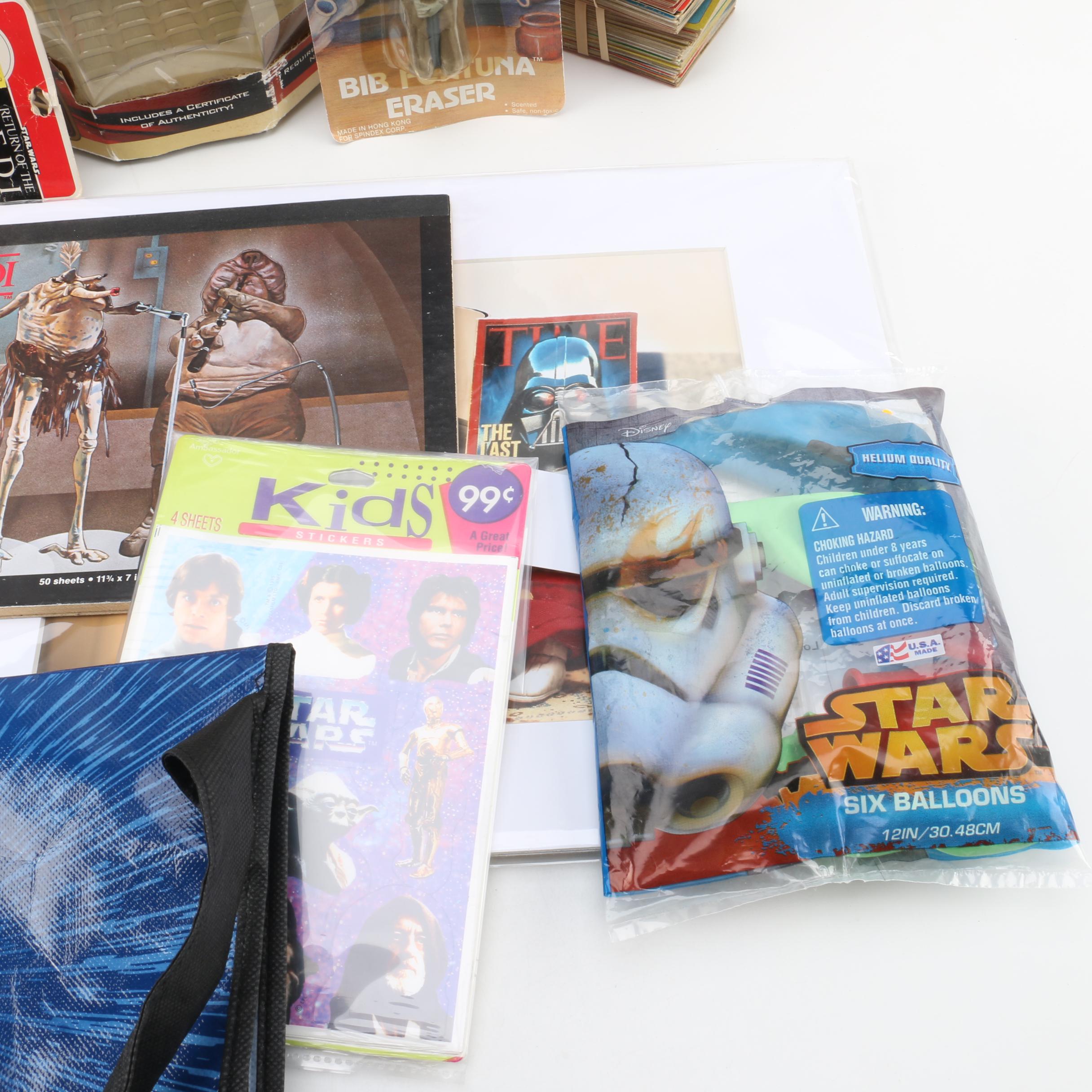 Electronic Darth Maul, Trading Cards and Other "Star Wars" Collectibles