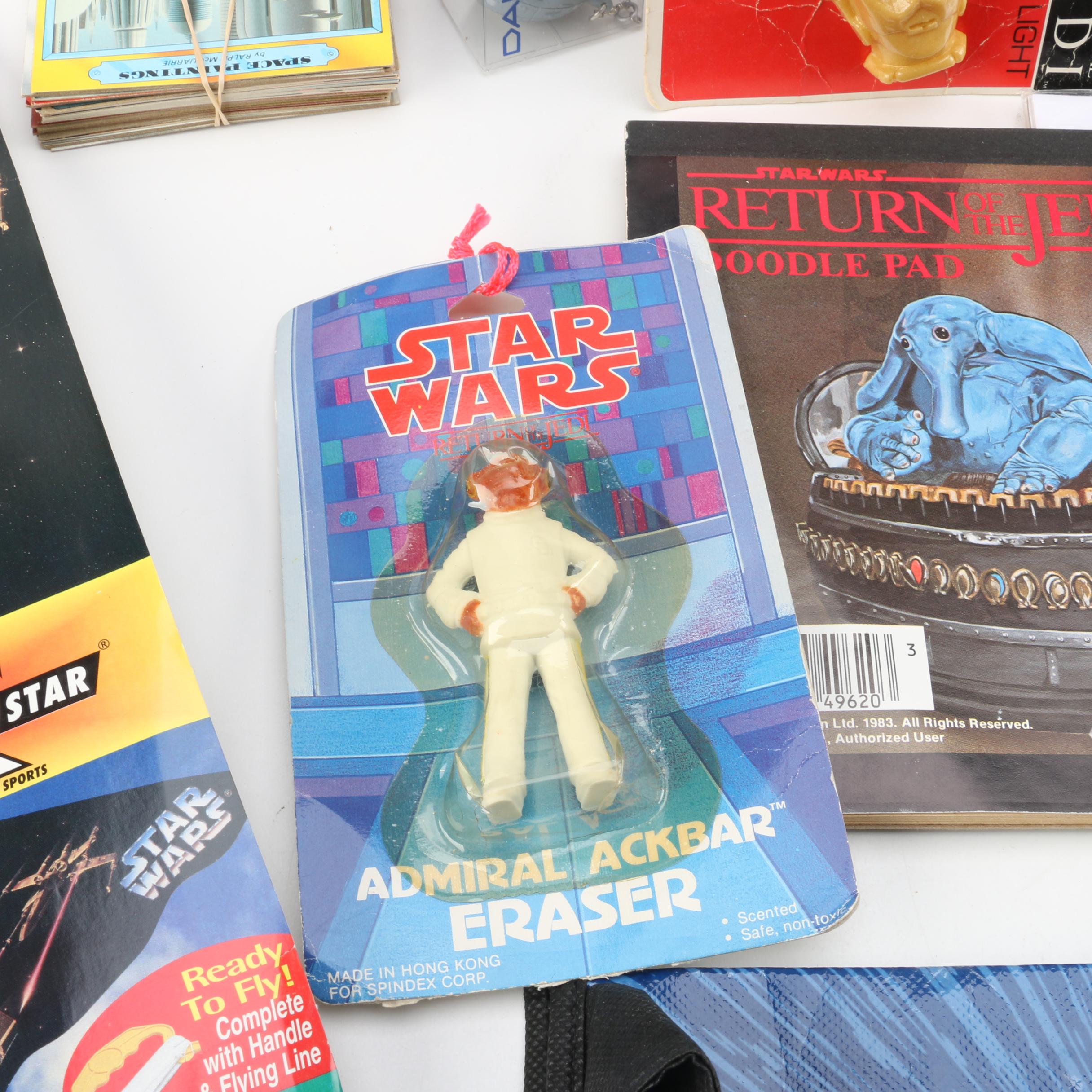 Electronic Darth Maul, Trading Cards and Other "Star Wars" Collectibles