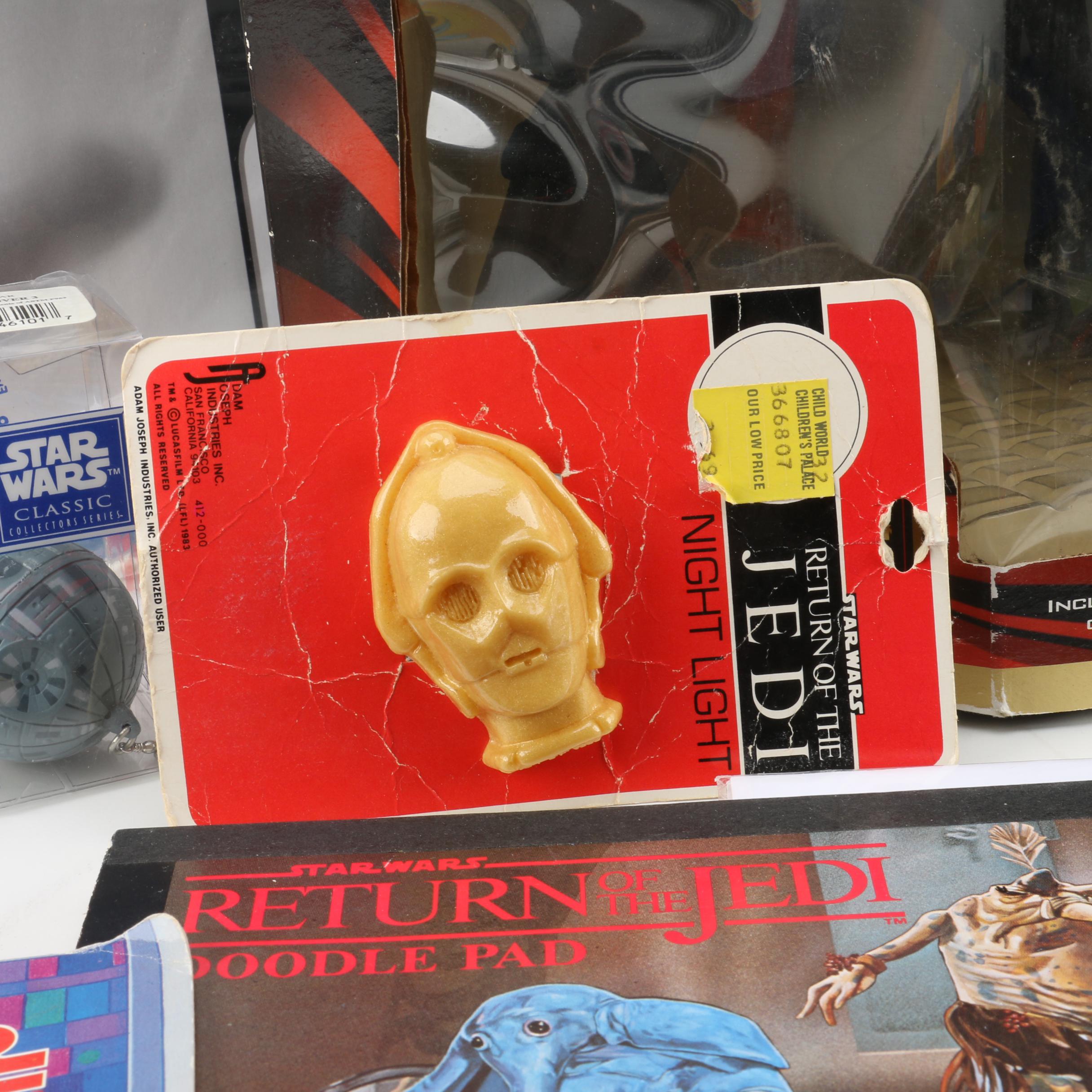 Electronic Darth Maul, Trading Cards and Other "Star Wars" Collectibles
