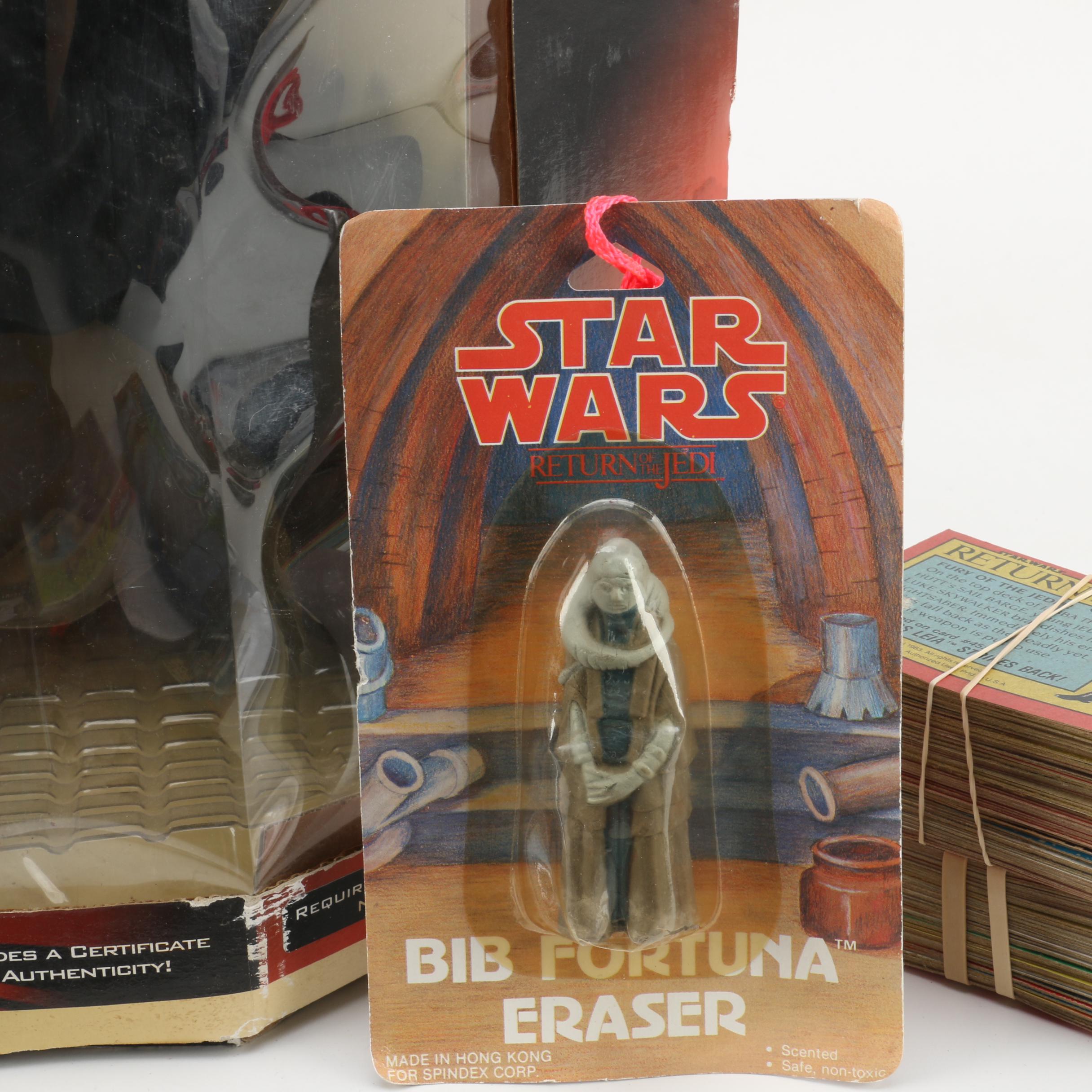 Electronic Darth Maul, Trading Cards and Other "Star Wars" Collectibles