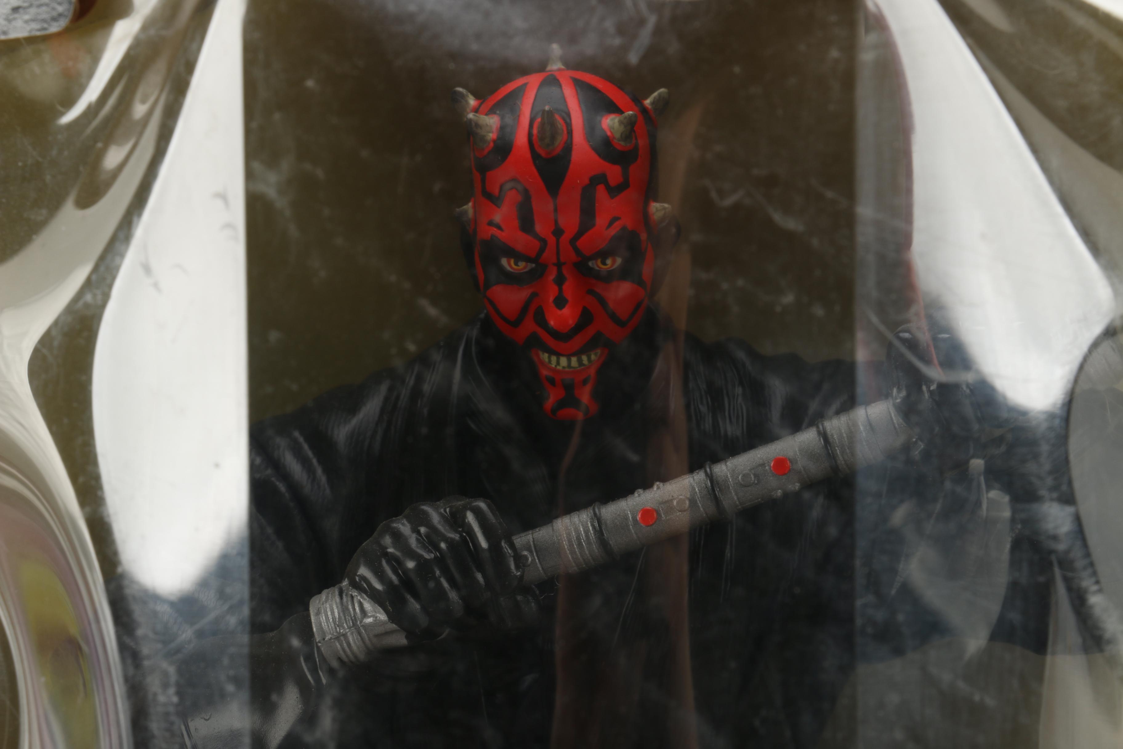 Electronic Darth Maul, Trading Cards and Other "Star Wars" Collectibles