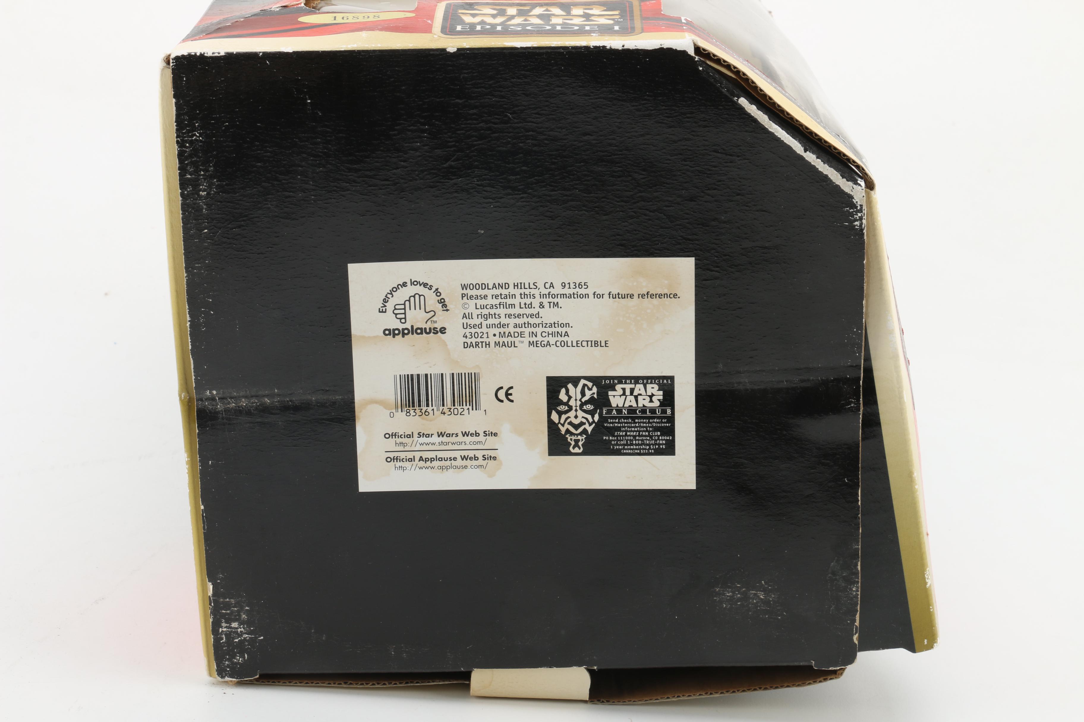 Electronic Darth Maul, Trading Cards and Other "Star Wars" Collectibles