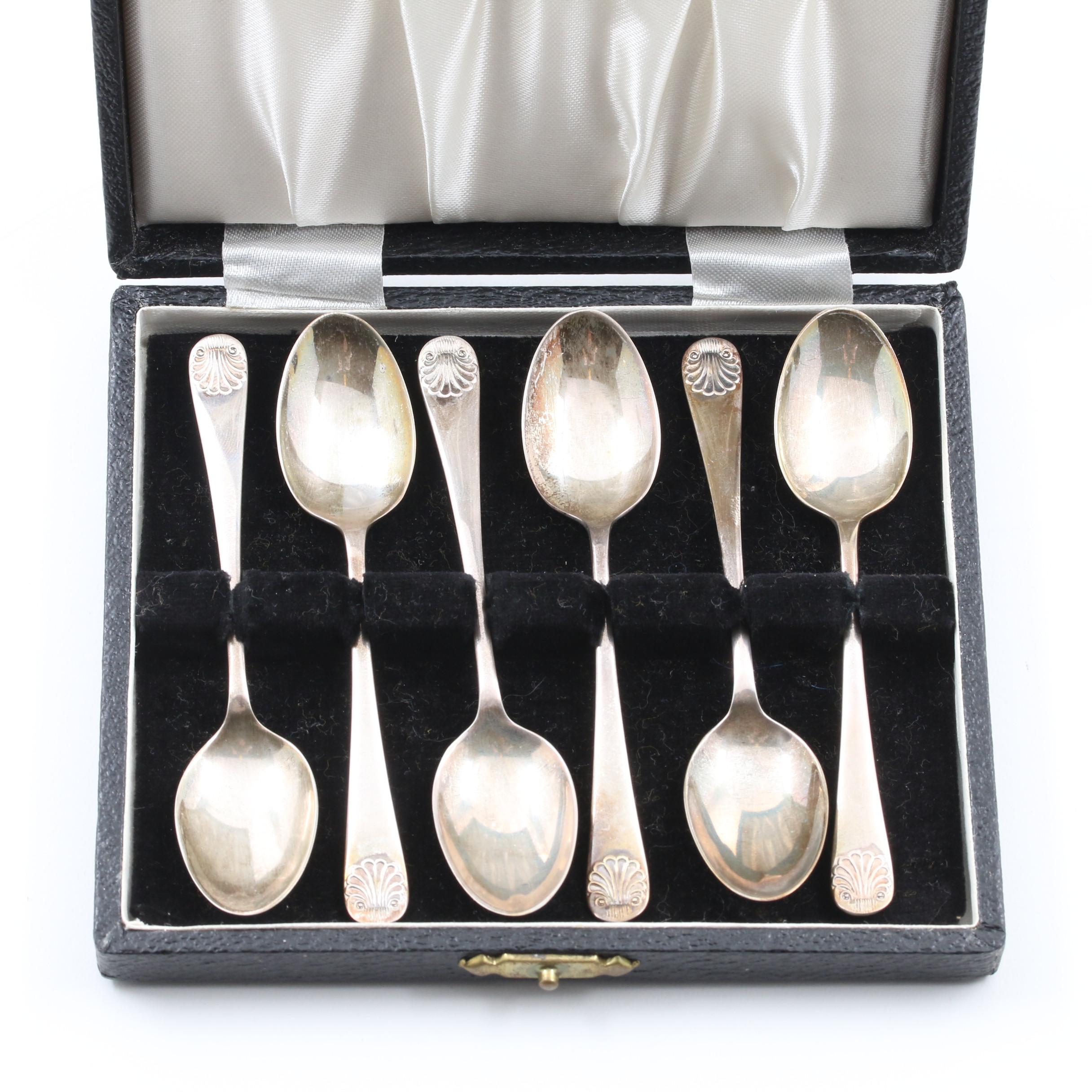 Vintage Cooper Brothers & Sons Ltd. Sterling Silver Demitasse Spoons
